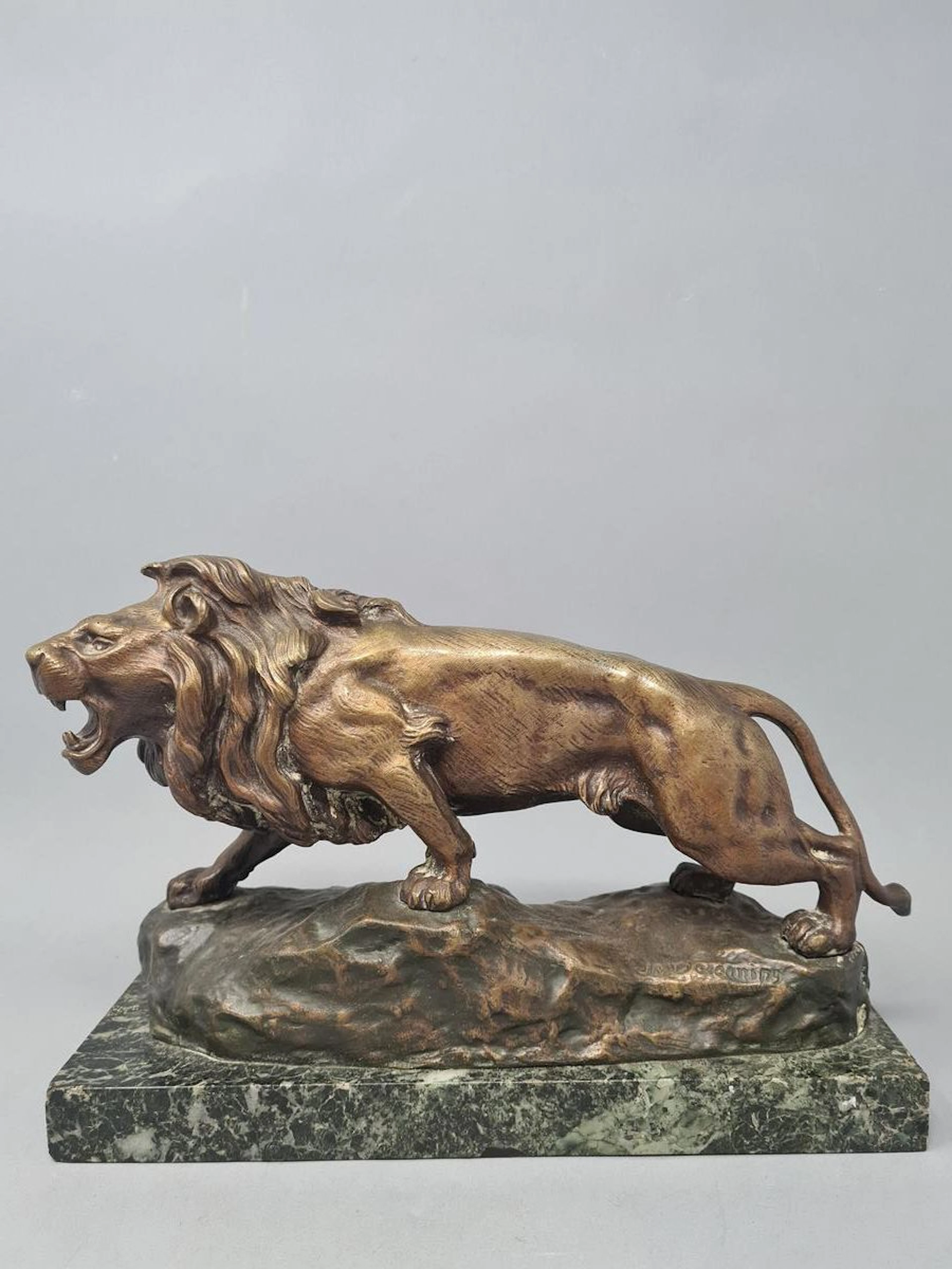 DESCOMPS Jean Bernard (1872-1948) Lion Sculpture... - Lot 614 - Rossini