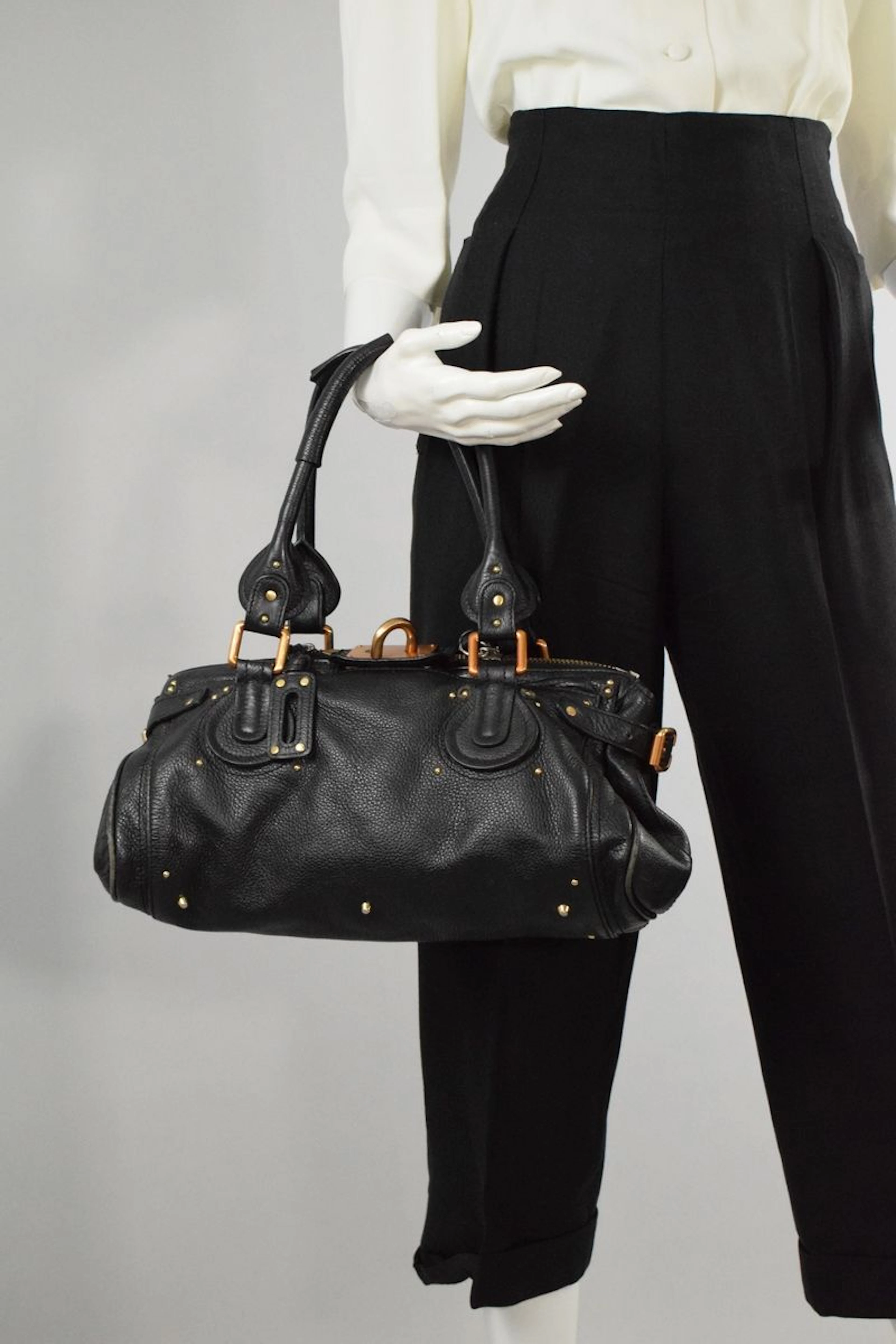 CHLOÉ Sac modèle "Paddington" long en cuir... - Lot 272 - Rossini