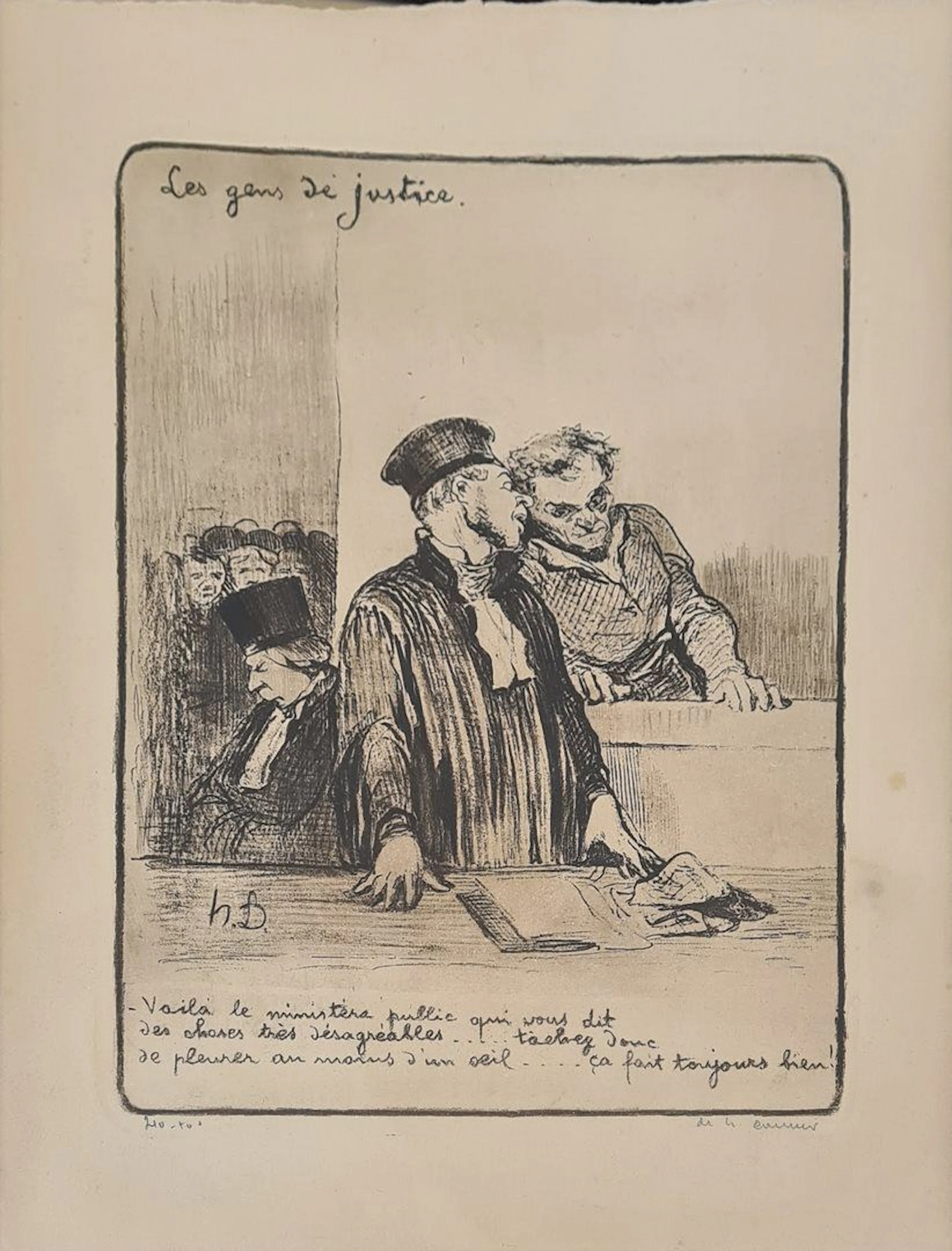 DAUMIER Honoré, d'après. Suite de neuf estampes... - Lot 60 - Rossini