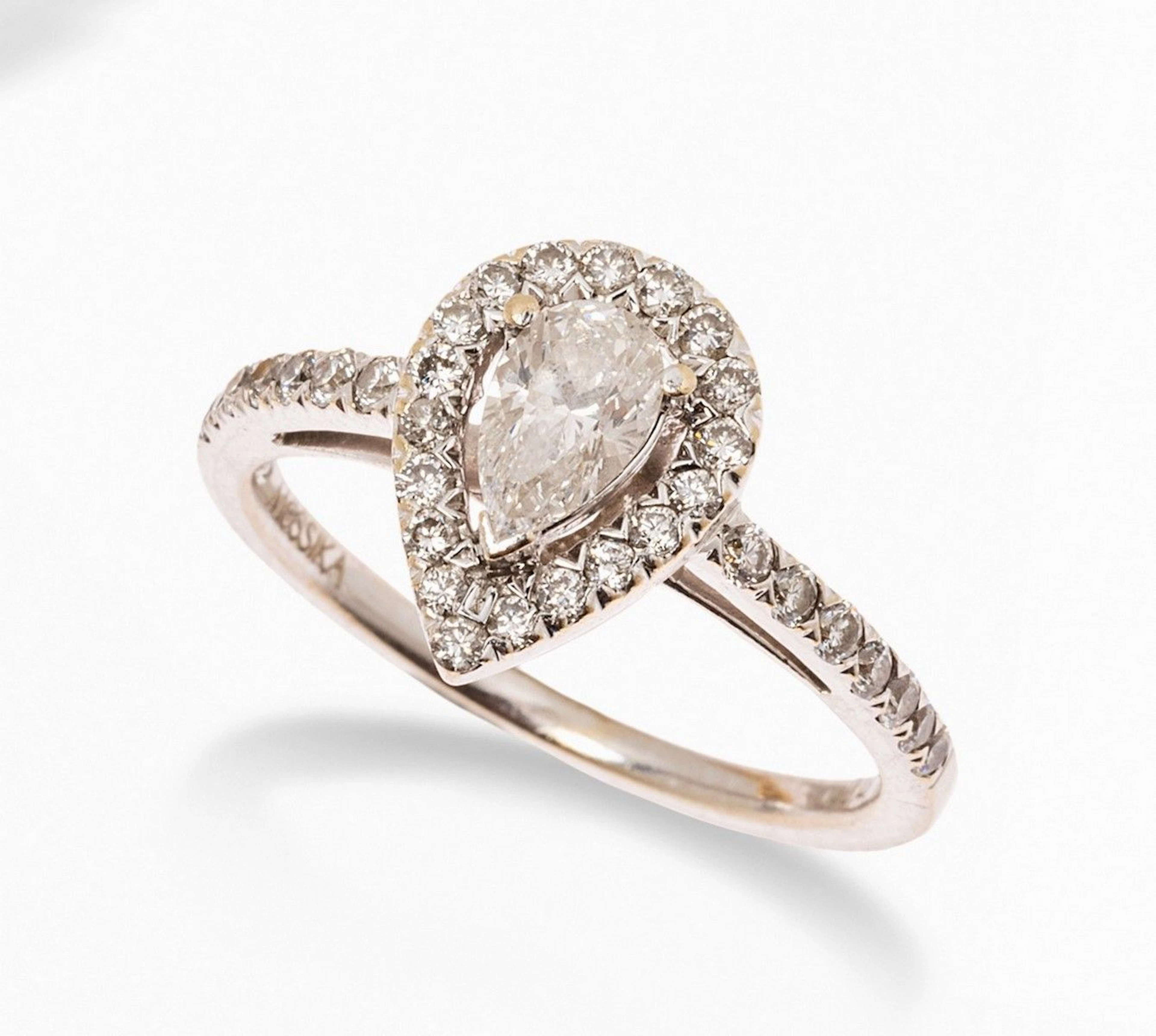 MESSIKA Bague en or gris 18K (750), ornée... - Lot 162 - Rossini