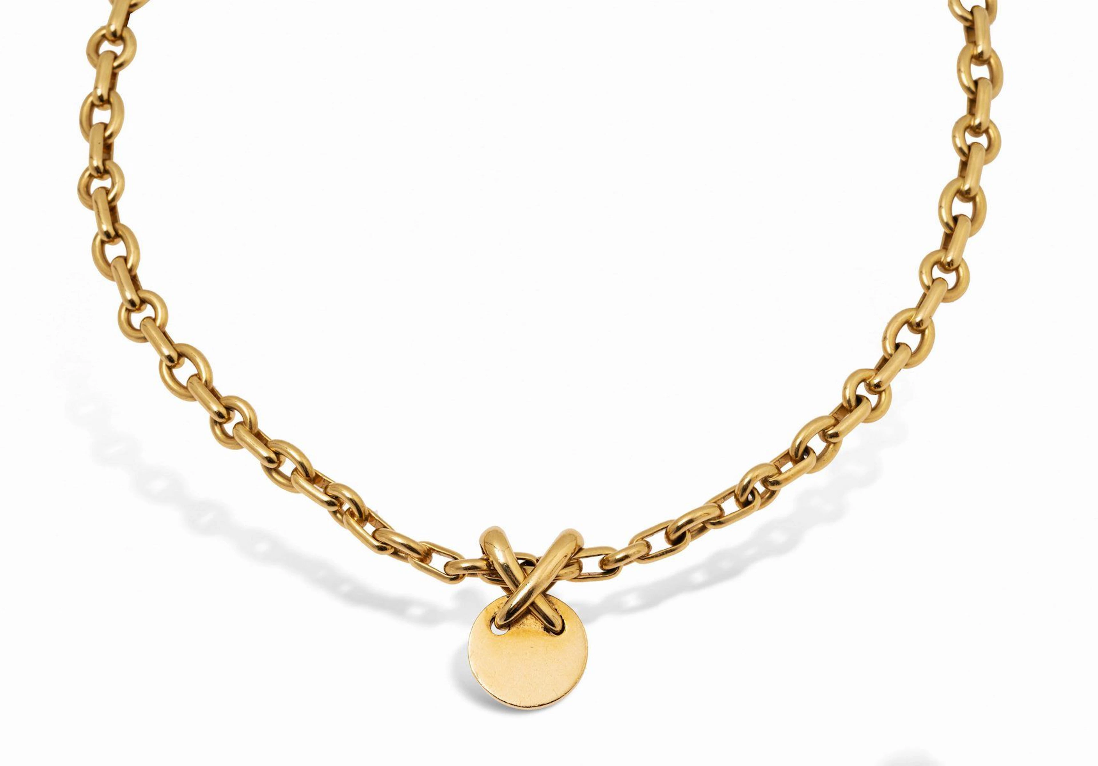CHAUMET Collier en or 18K (750), articulé... - Lot 187 - Rossini