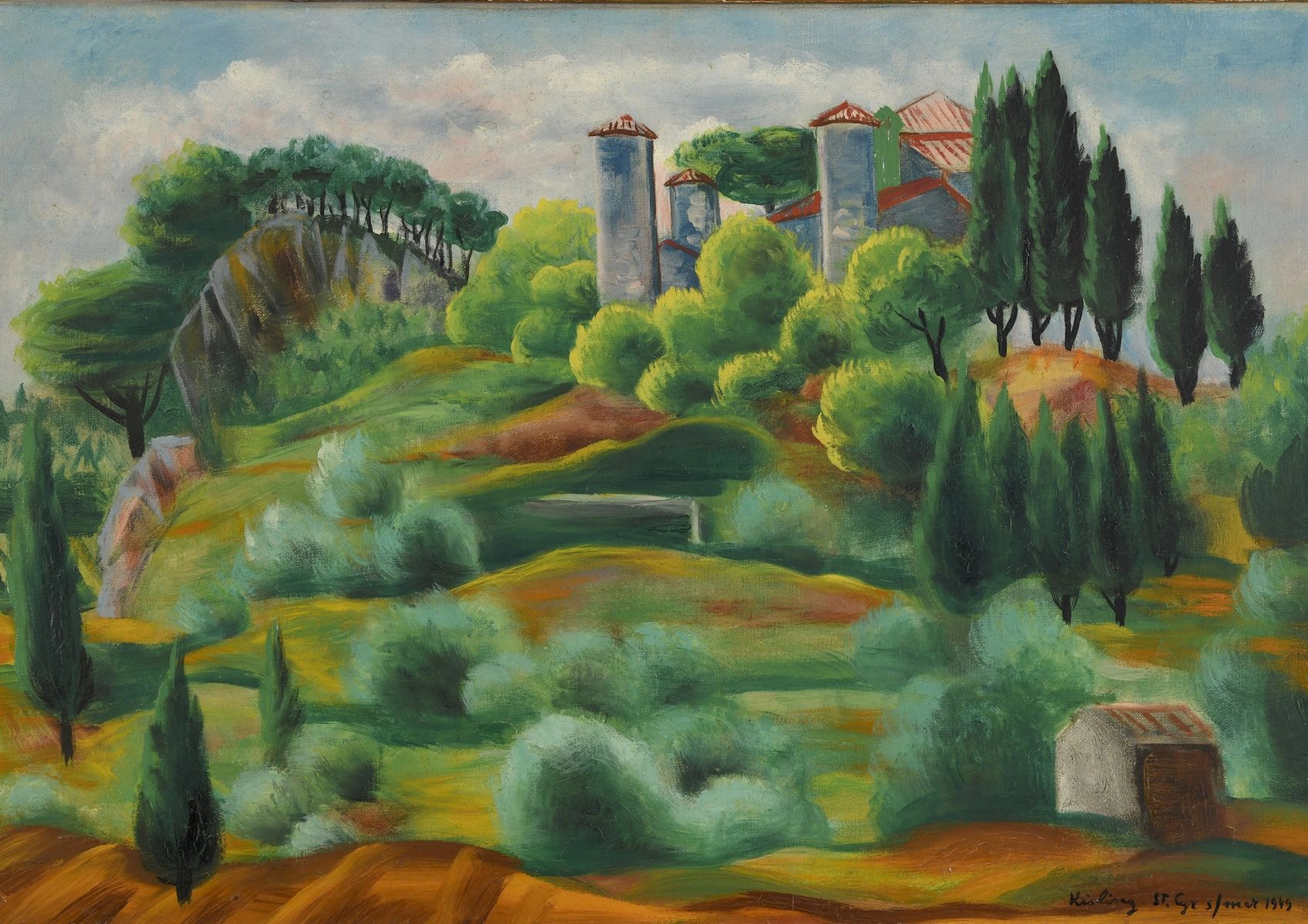 KISLING Moïse, 1891-1953 Château dans les... - Lot 71 - Rossini