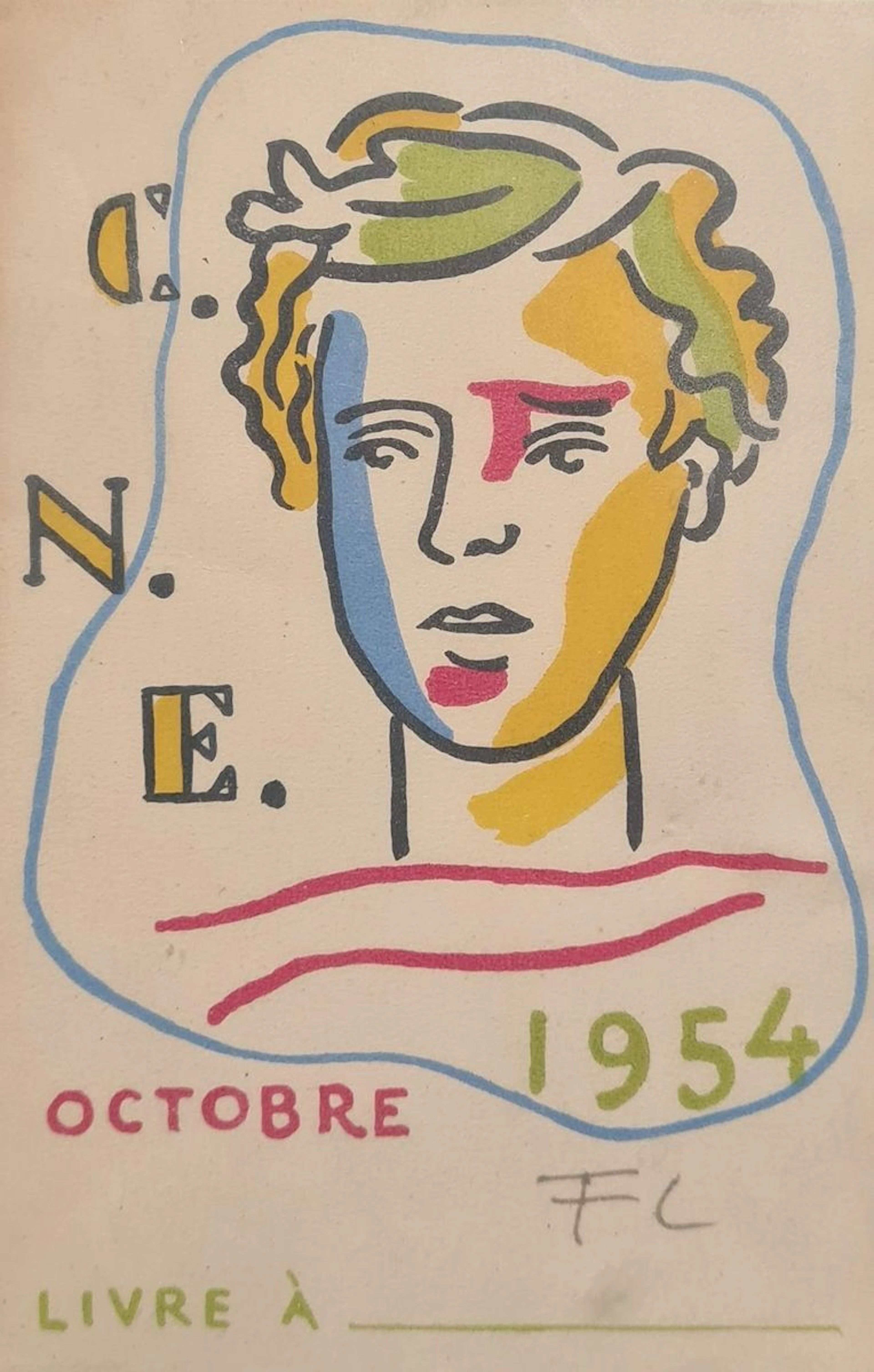 LÉGER Fernand, d'après, Rimbaud, 1954, sérigraphie... - Lot 115 - Rossini