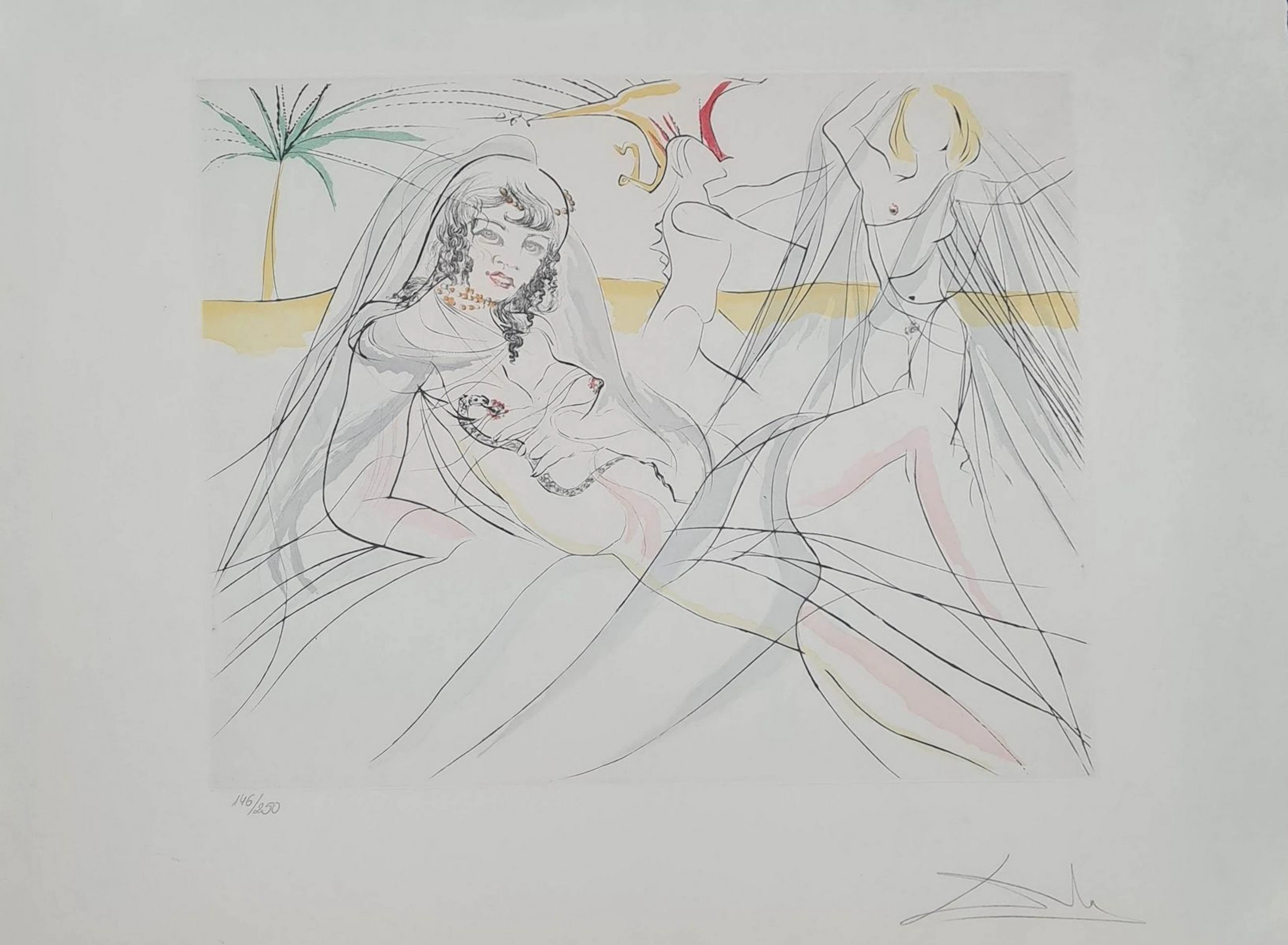 DALI Salvador, d'après, La mort de Cléopâtre,... - Lot 197 - Rossini