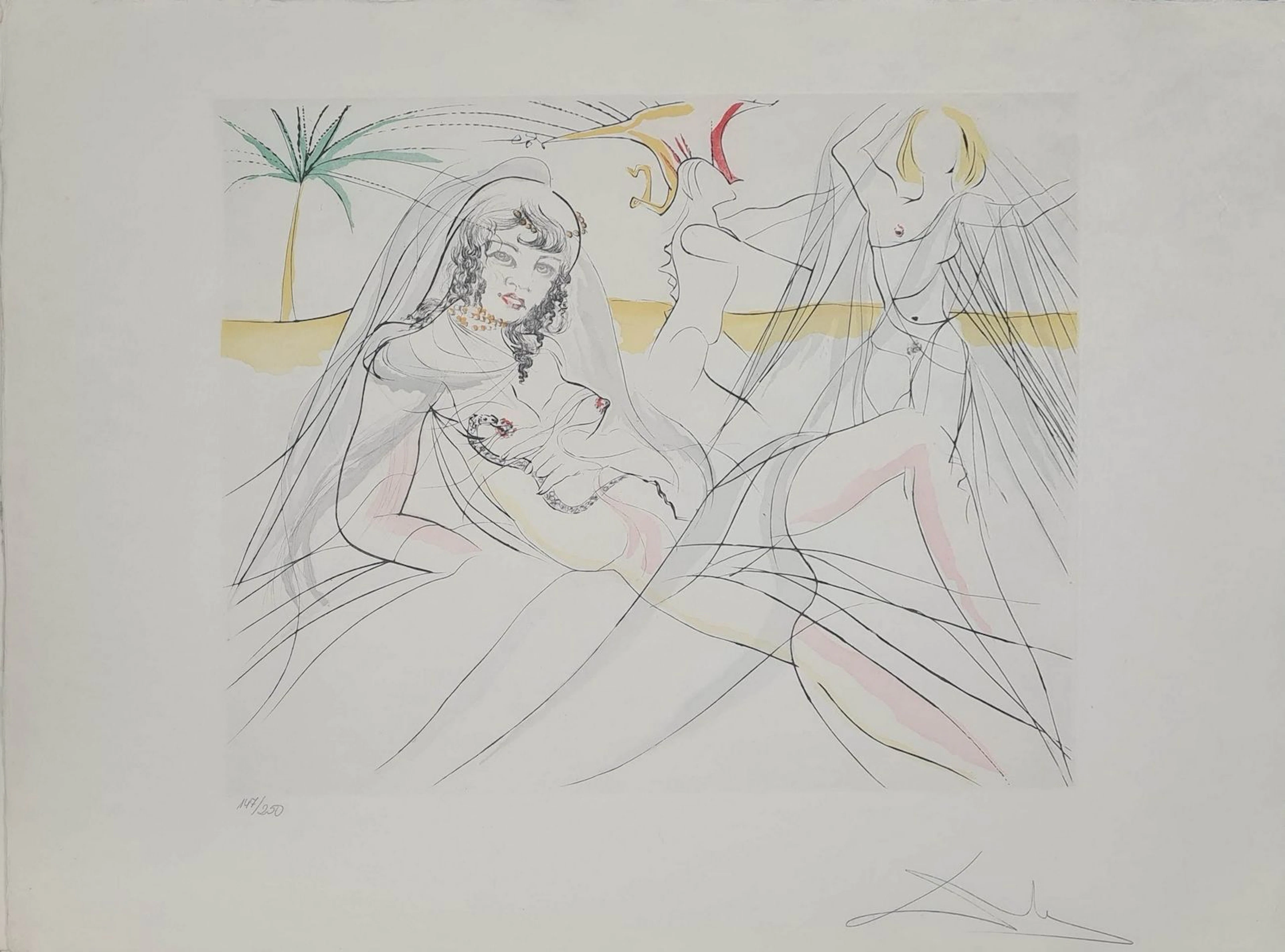 DALI Salvador, d'après, La mort de Cléopâtre,... - Lot 198 - Rossini