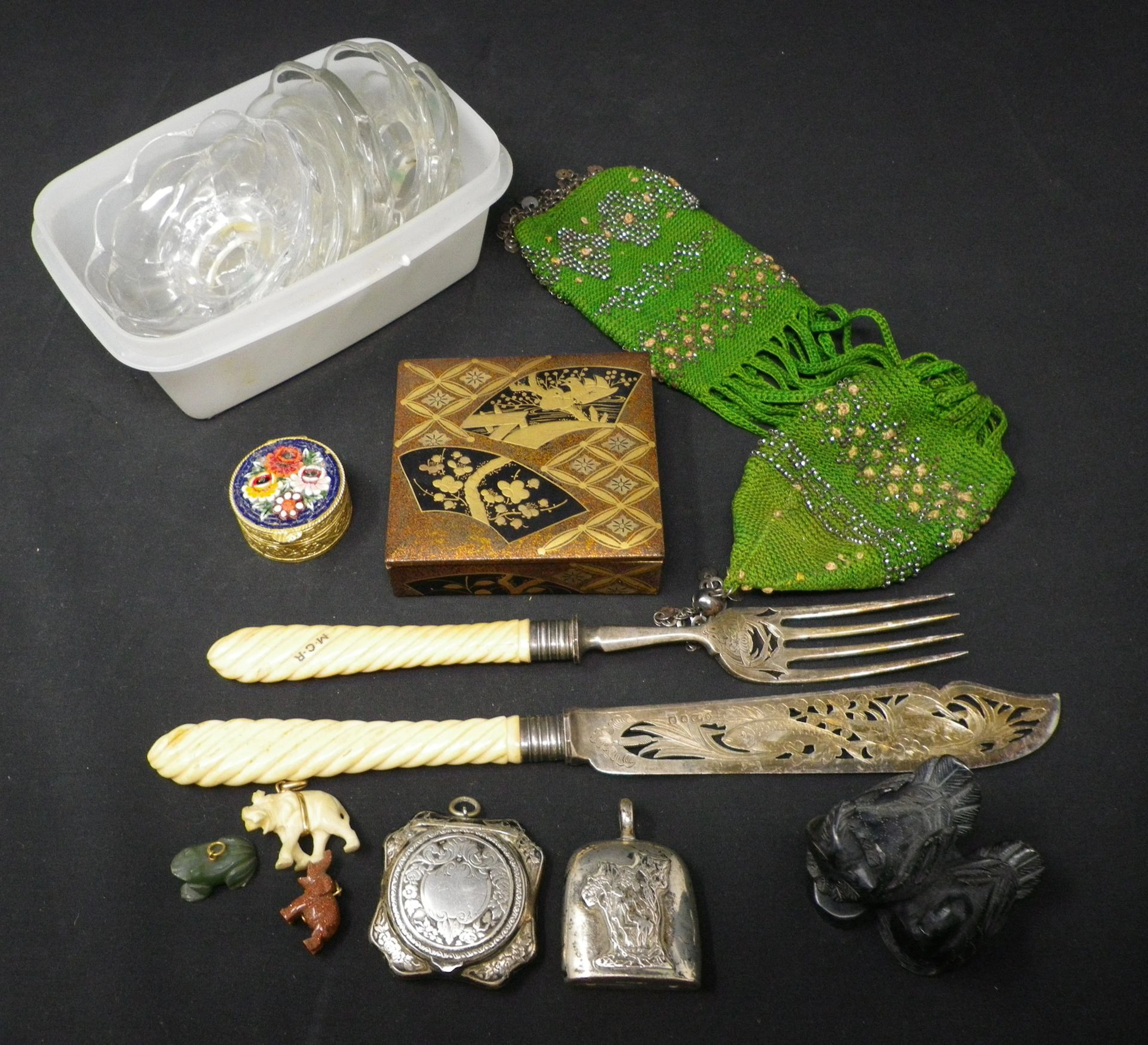 MANETTE FONDS DE MAISON - 6 bobèches en verre -... - Lot 215 - Rossini