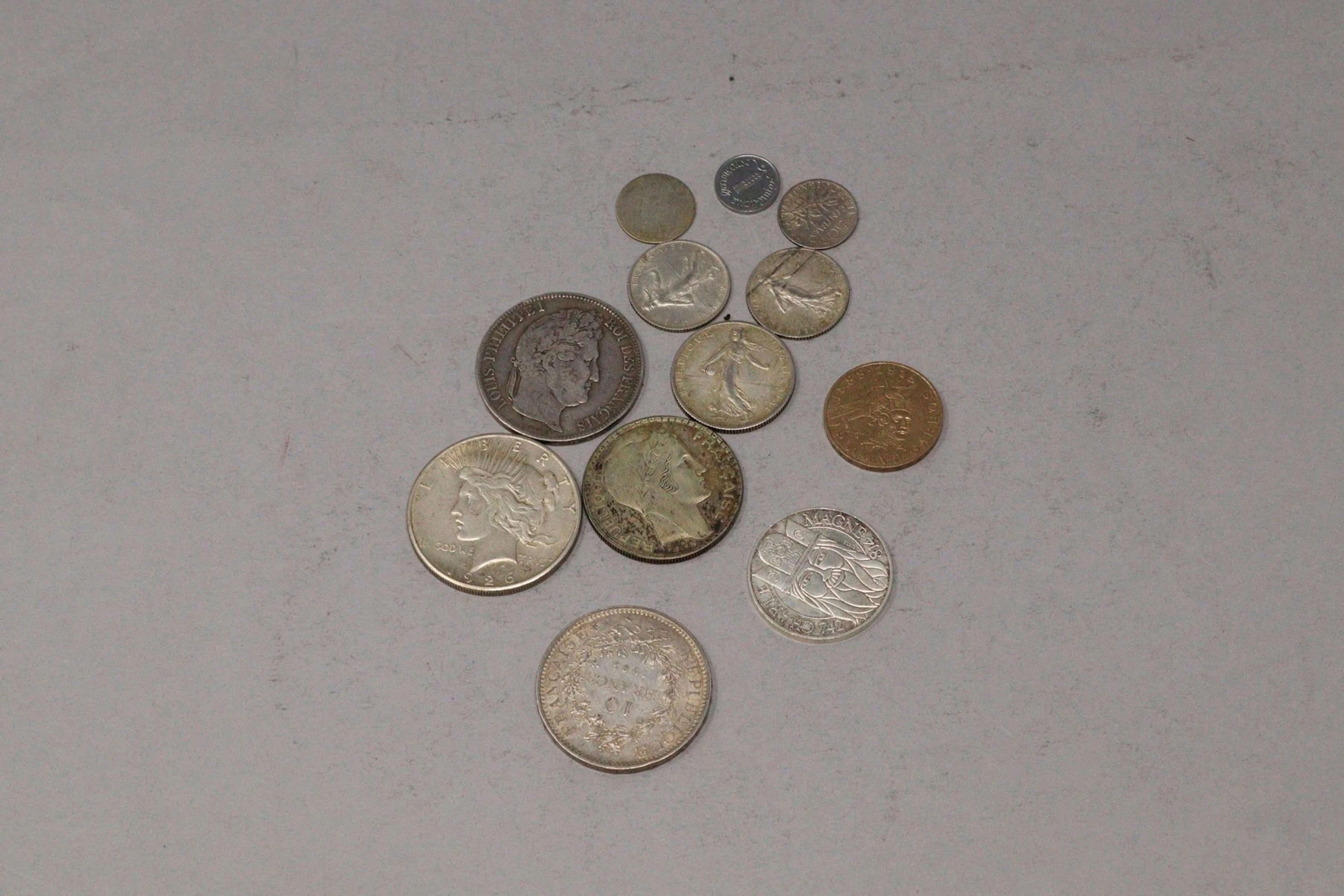 Lot de pièces en argent comprenant : - 5... - Lot 99 - Rossini