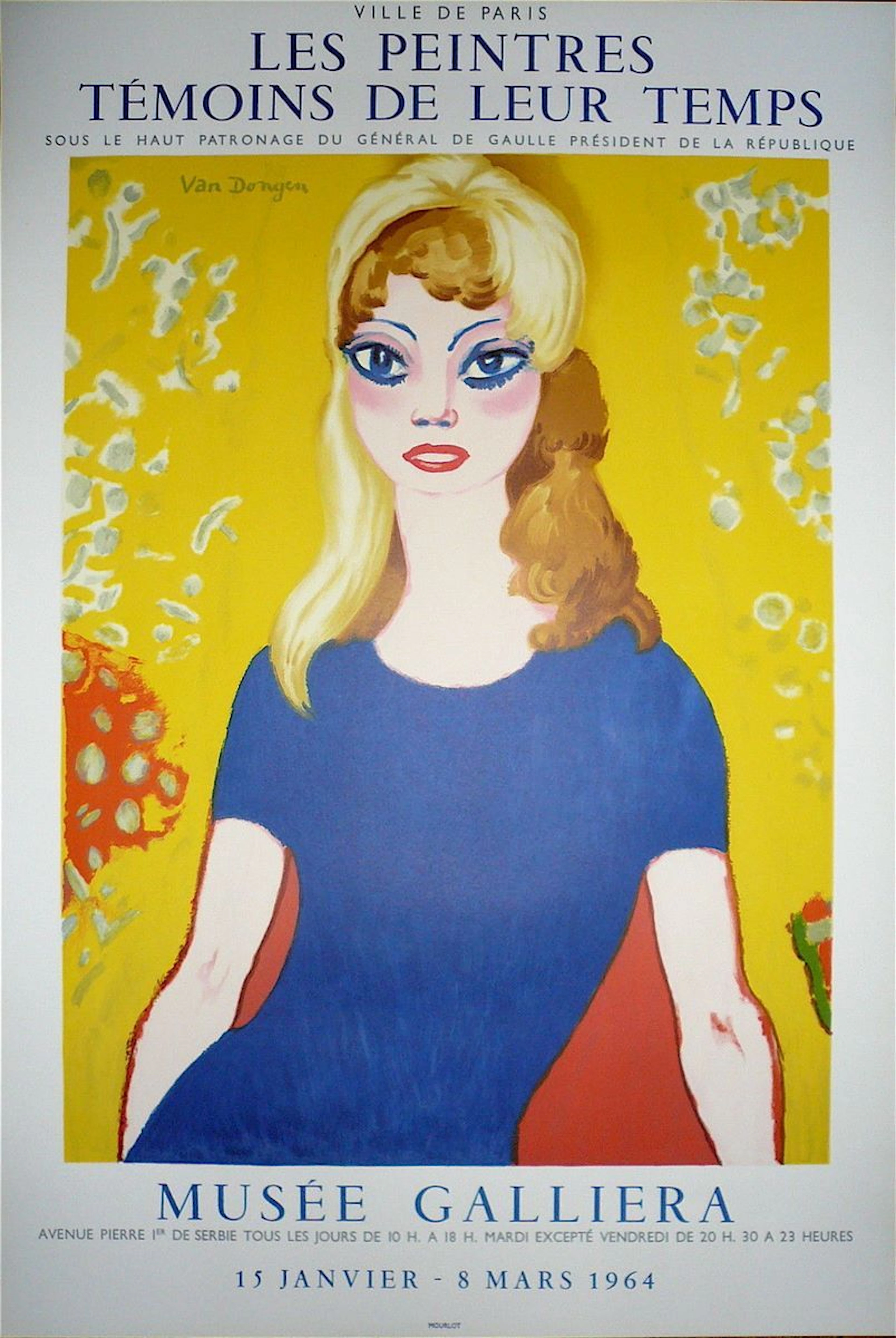 VAN DONGEN Kees Affiche originale en lithographique,... - Lot 543 - Rossini