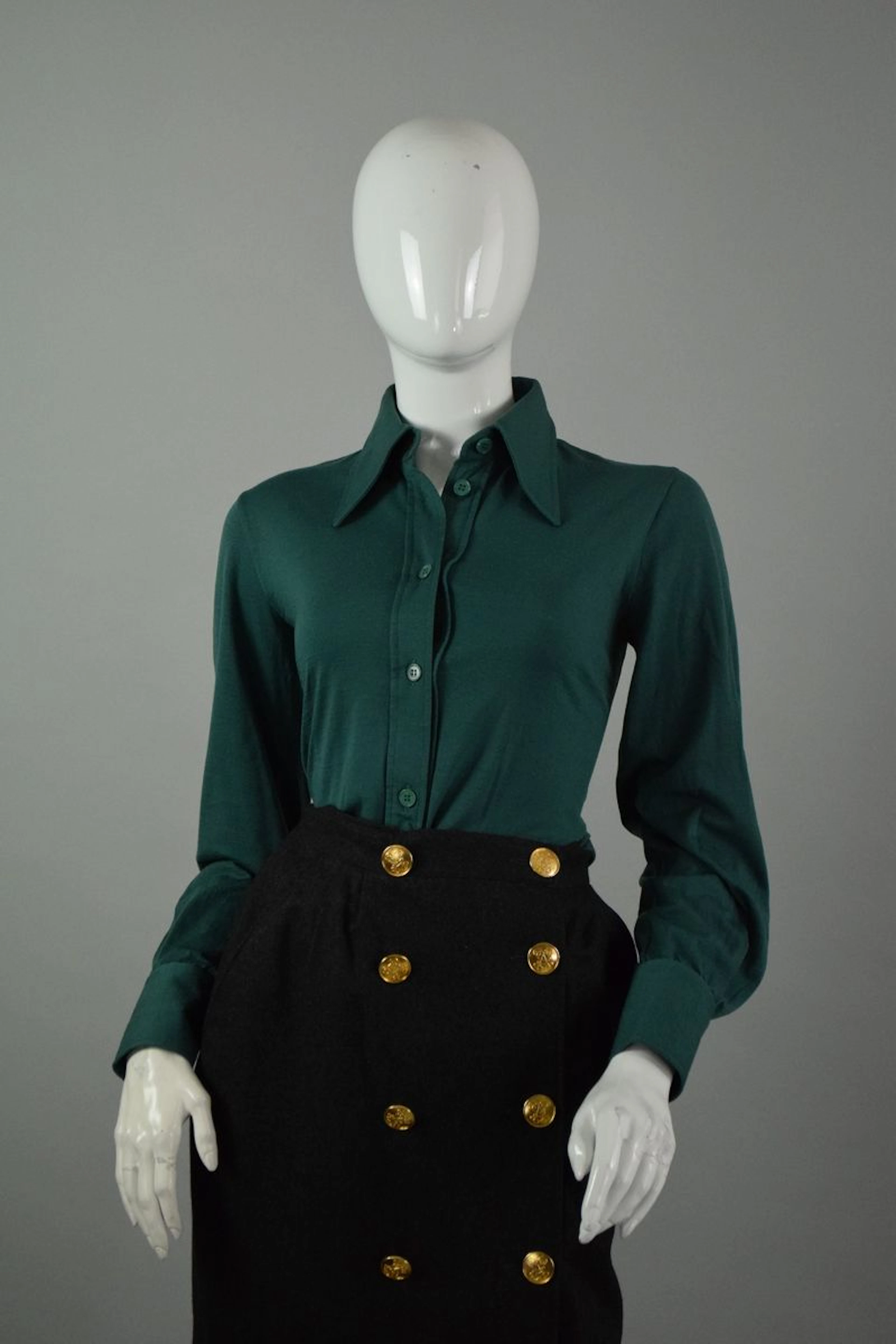 EMANUEL UNGARO Parallèle Circa 1980 Chemise... - Lot 101 - Rossini