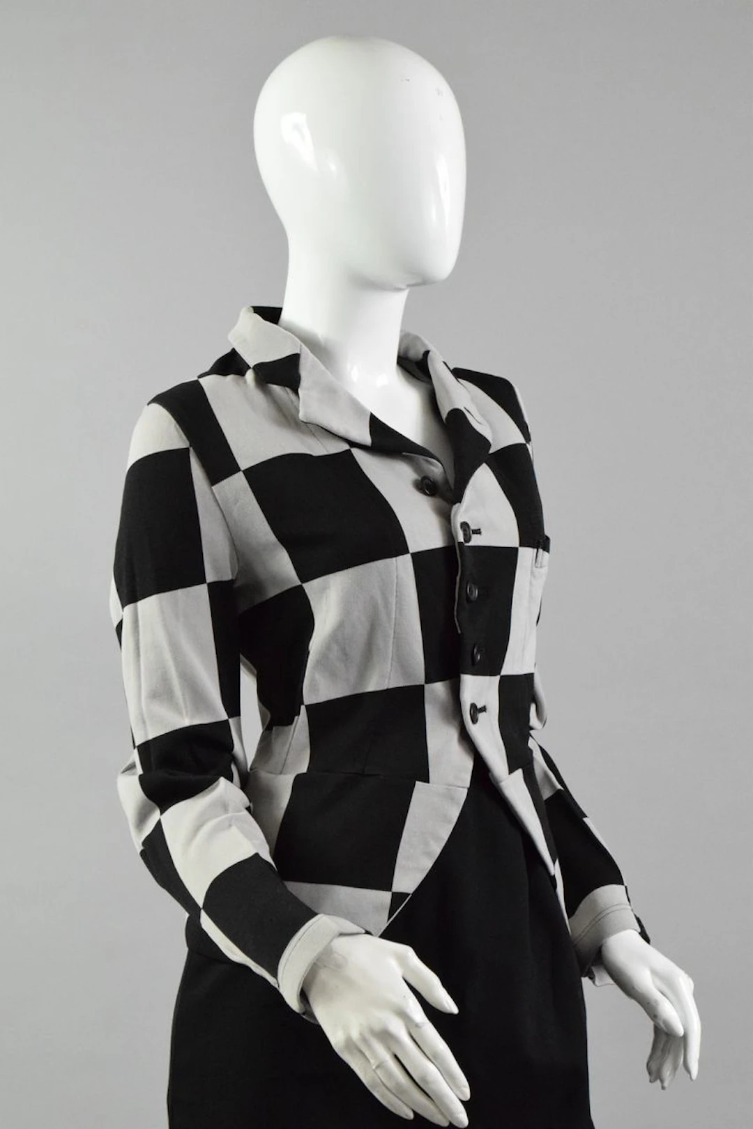 COMME DES GARÇONS Veste à important carreaux... - Lot 582 - Rossini