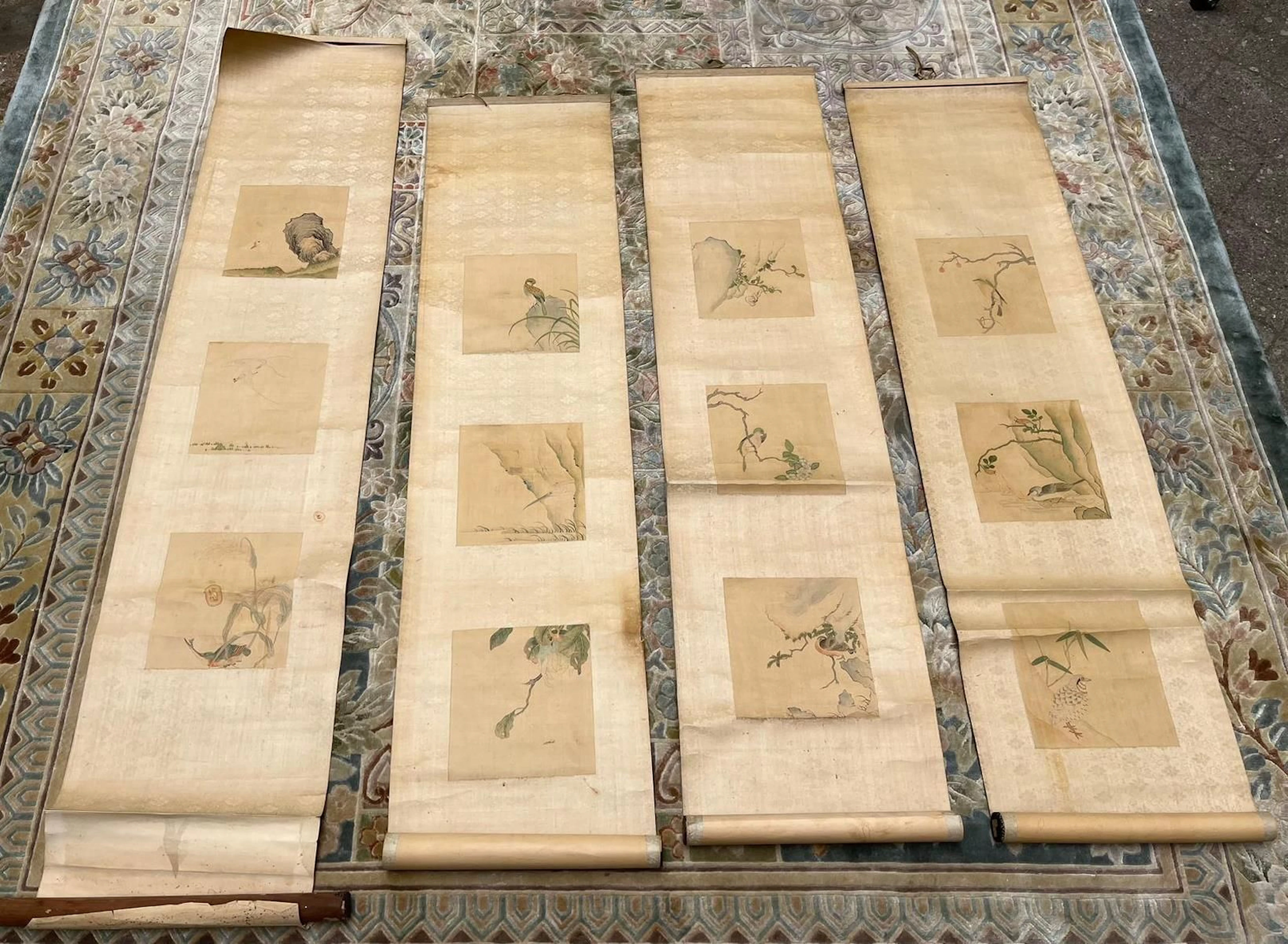 CHINE - Début XXe siècle Quatre rouleaux,... - Lot 123 - Rossini