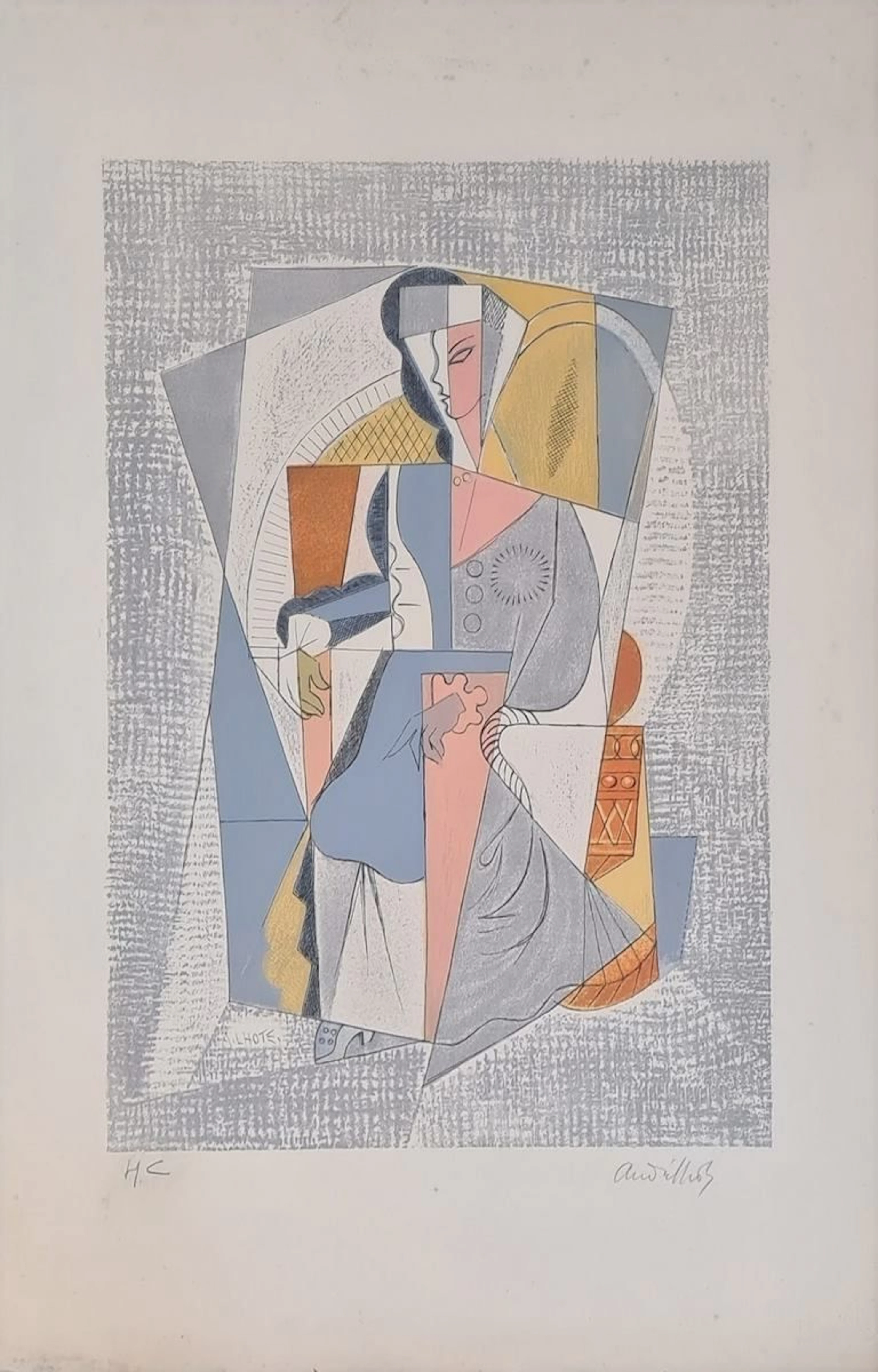 LHOTE André, d'après Femme Assise, 1960 Lithographie... - Lot 59 - Rossini