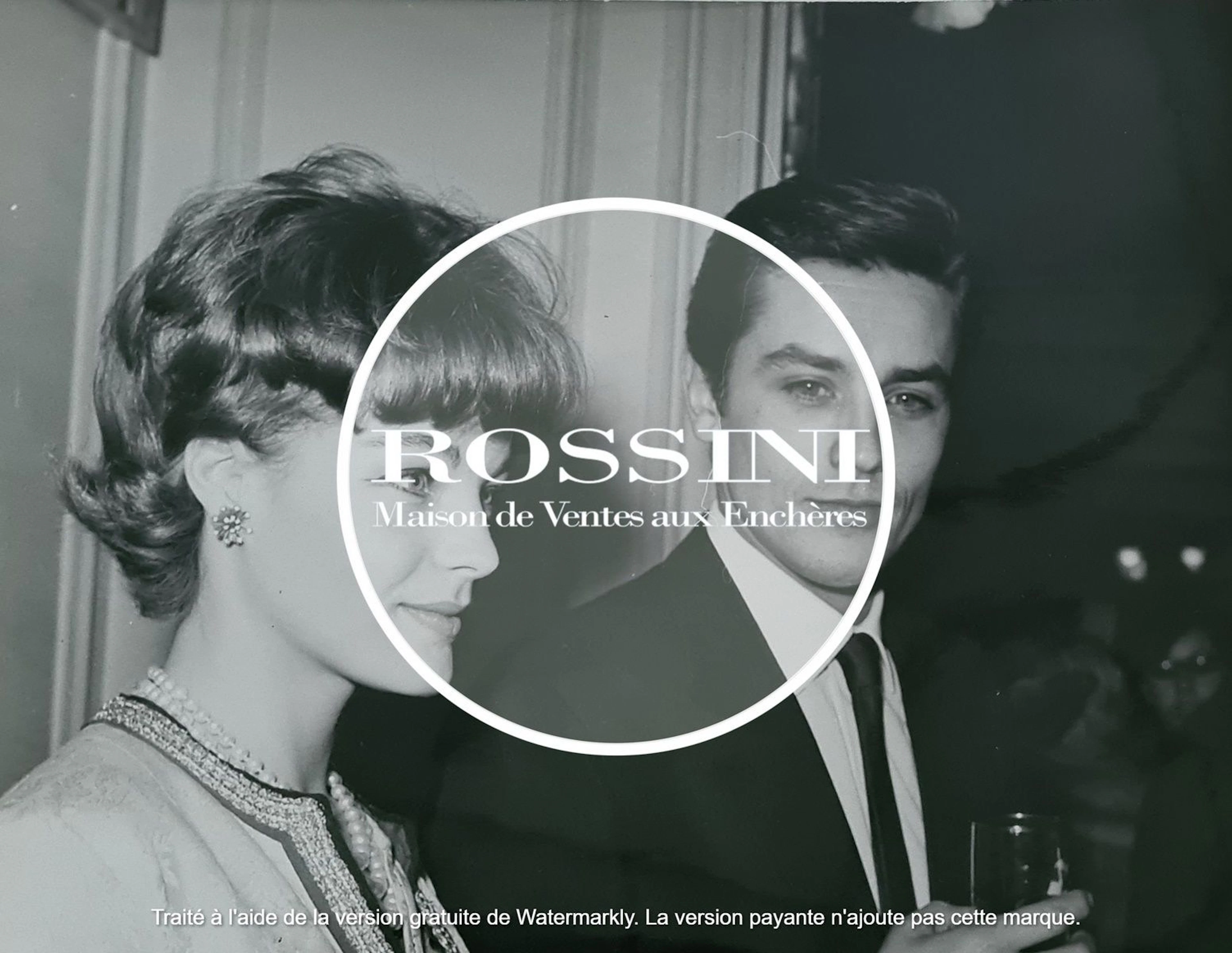 Cinéma, film, actrice et acteur. Circa 1960.... - Lot 223 - Rossini