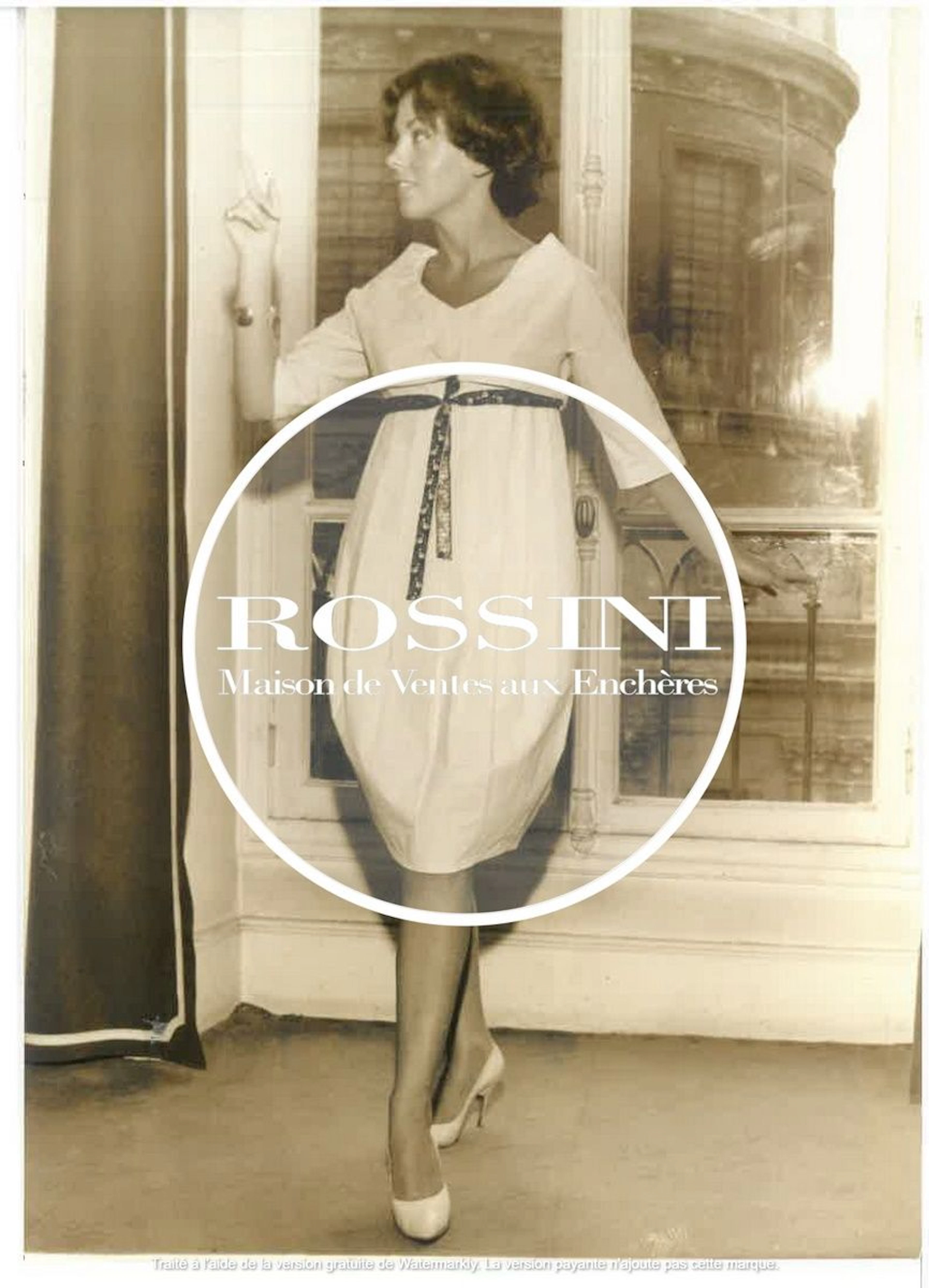 Mode, femme. Circa 1950-65. Ensemble d'une... - Lot 251 - Rossini