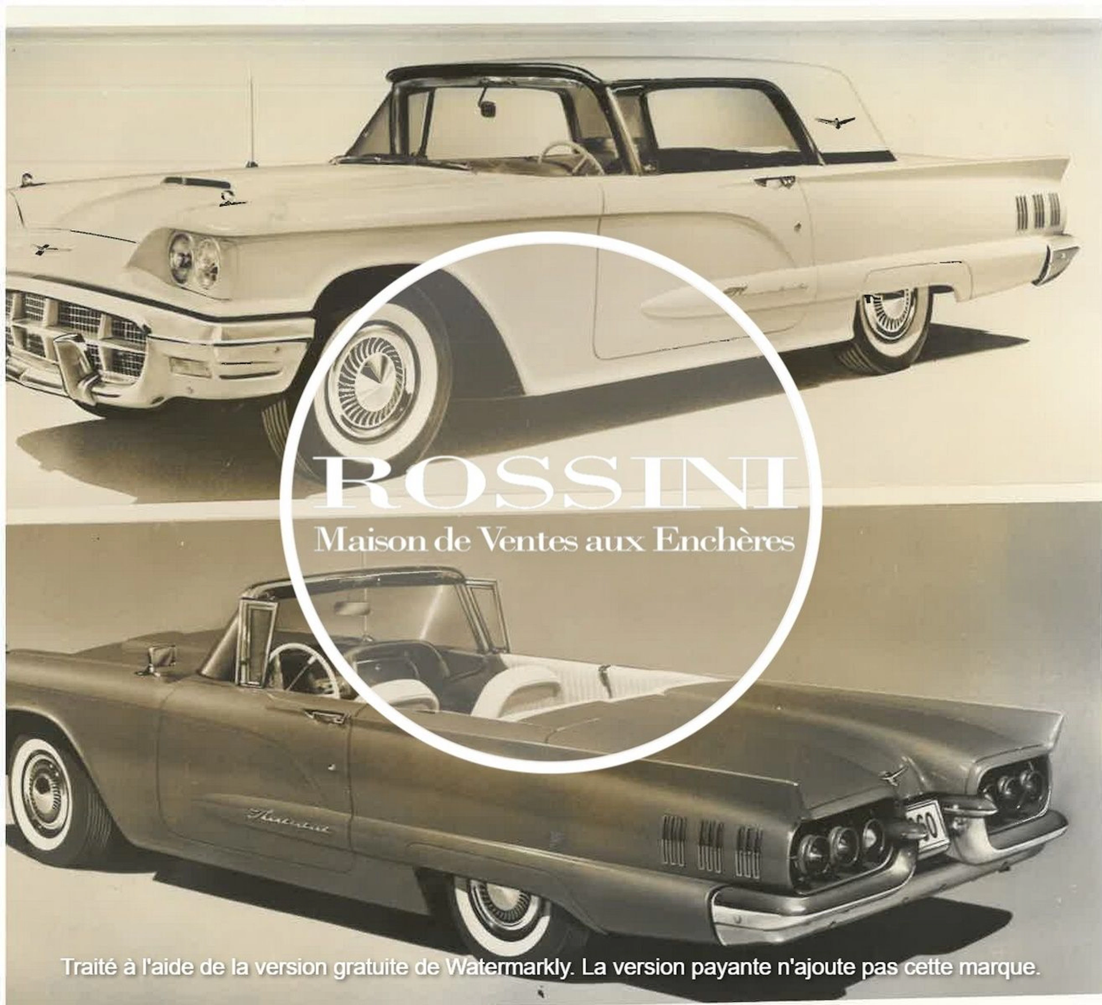 Automobiles et divers. Circa 1950-65. Ensemble... - Lot 310 - Rossini