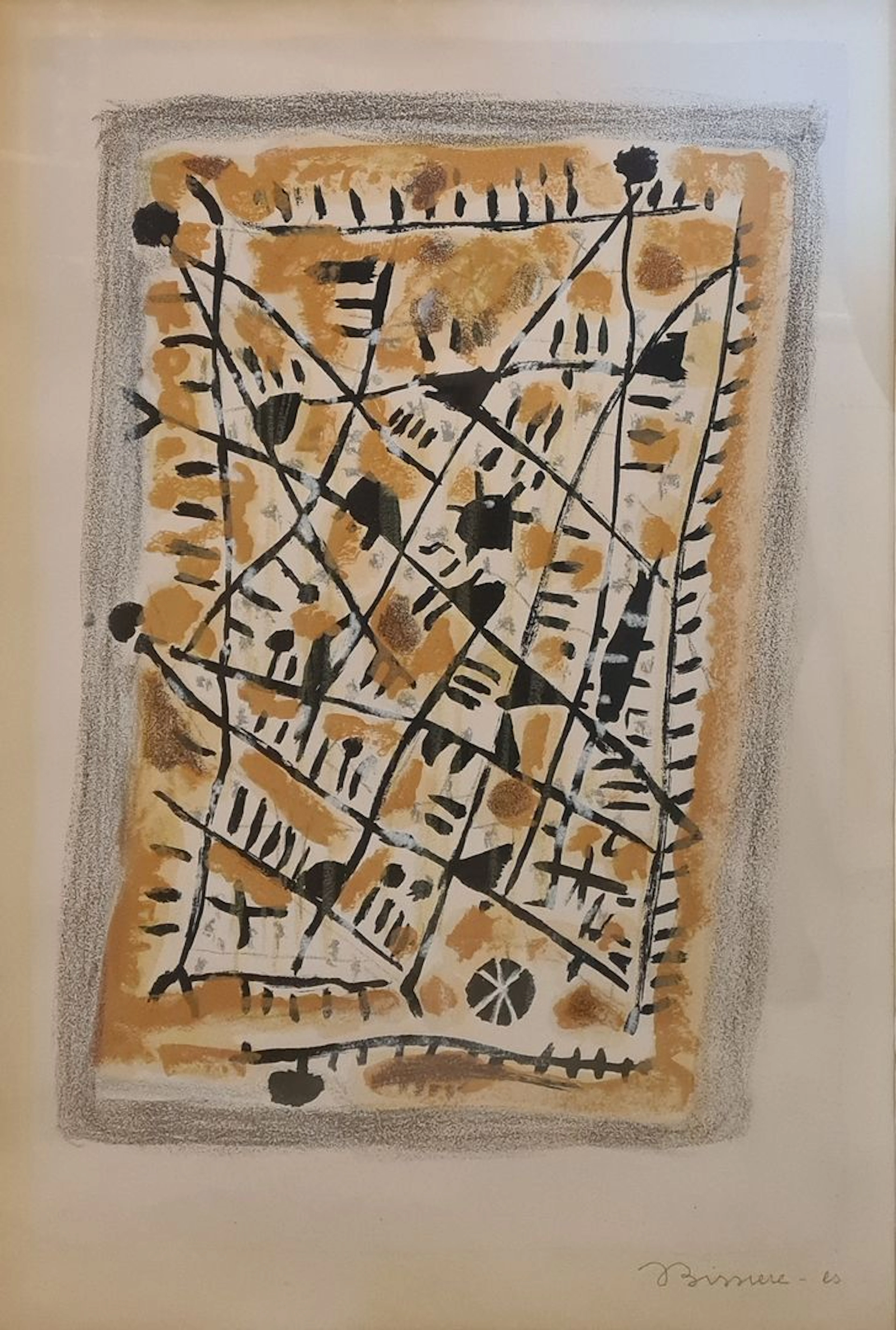 BISSIÈRE Roger (1886-1964) Composition lithographie... - Lot 14 - Rossini