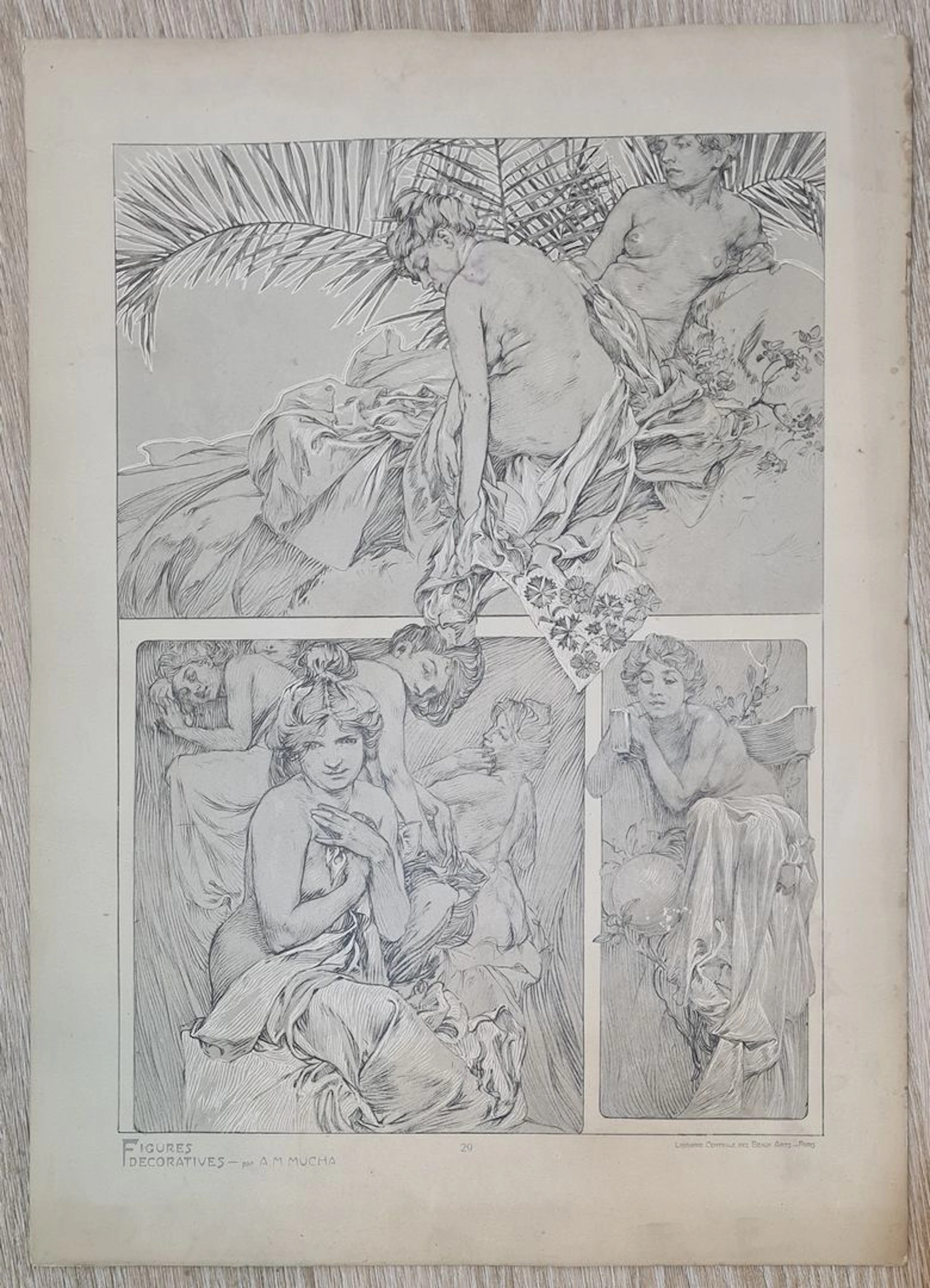 MUCHA Alphonse, d'après Femmes, Planche... - Lot 114 - Rossini