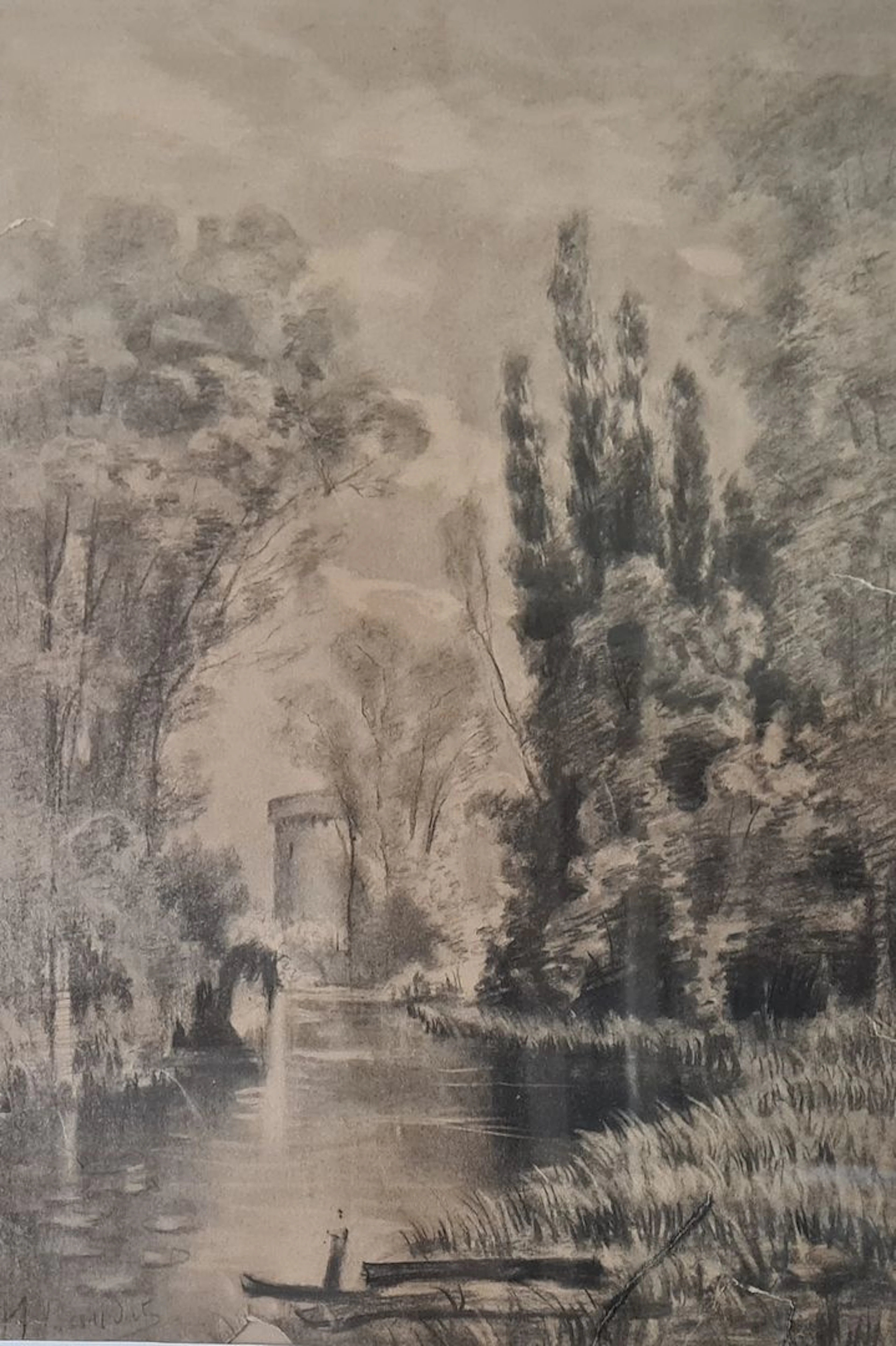 Réunion de quatre dessins d'artistes lyonnais... - Lot 255 - Rossini
