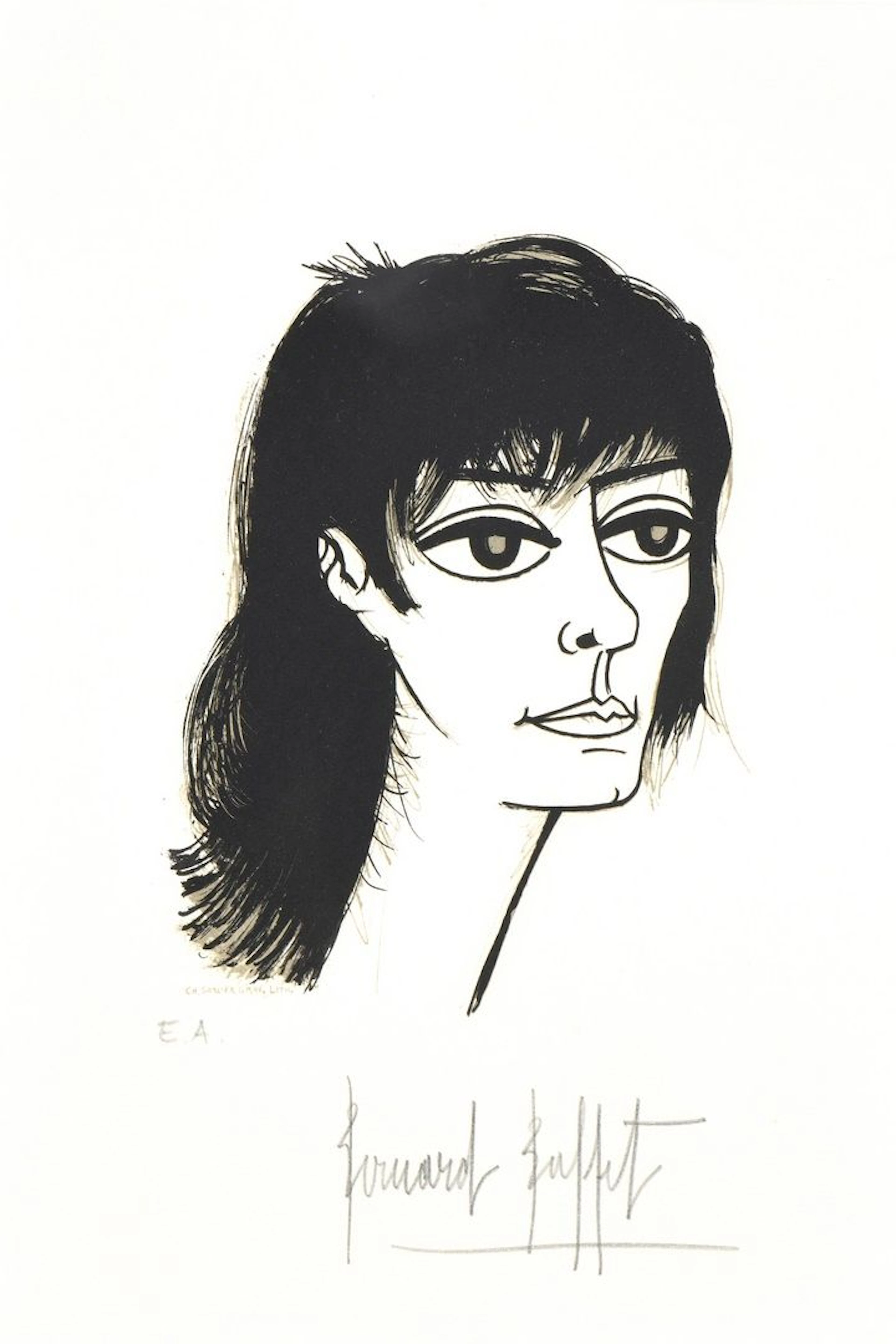 BUFFET Bernard, 1928-1999 Annabel, 1979 lithographie... - Lot 101 - Rossini