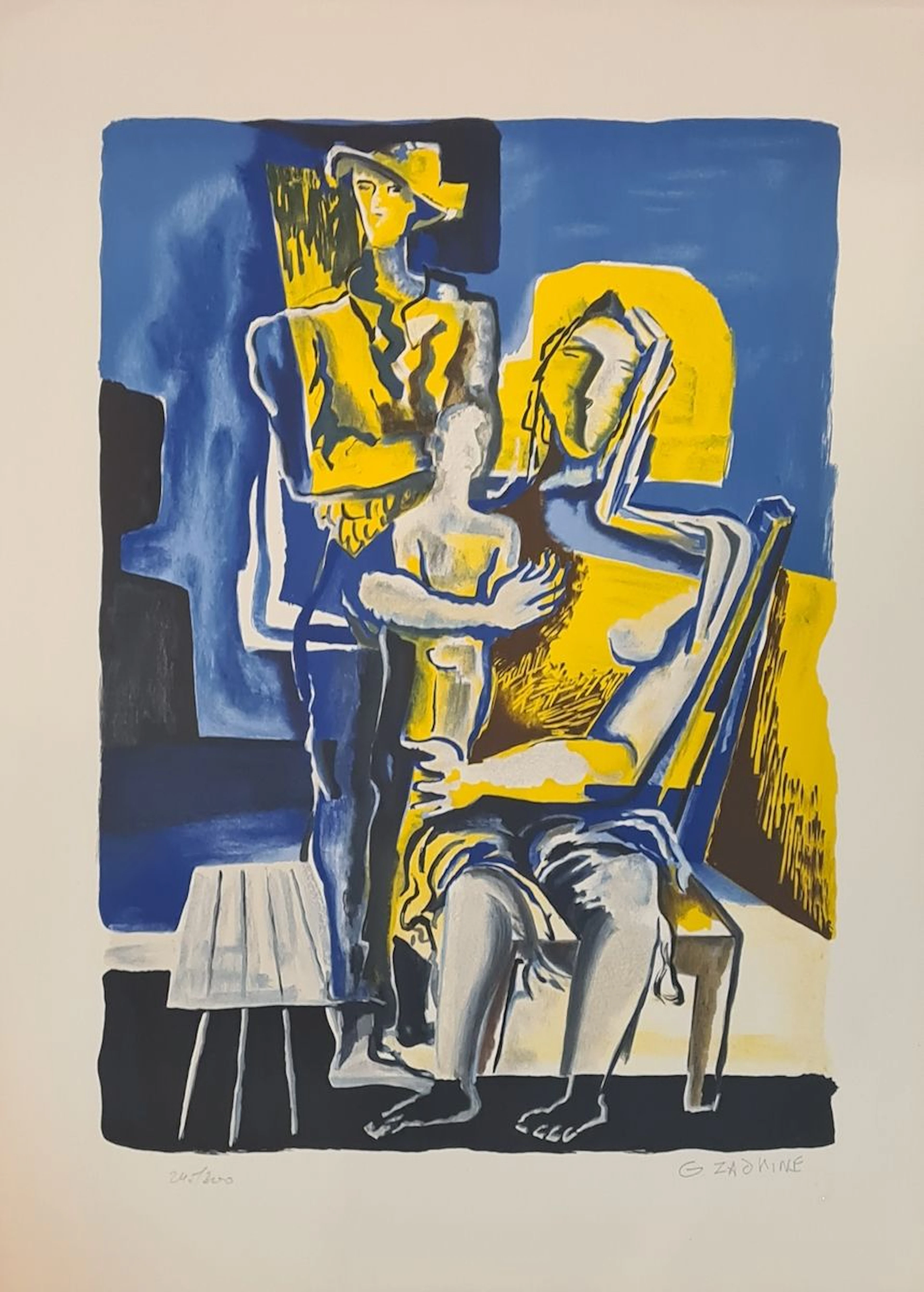 ZADKINE Ossip (1890-1967) La famille, Lithographie... - Lot 156 - Rossini