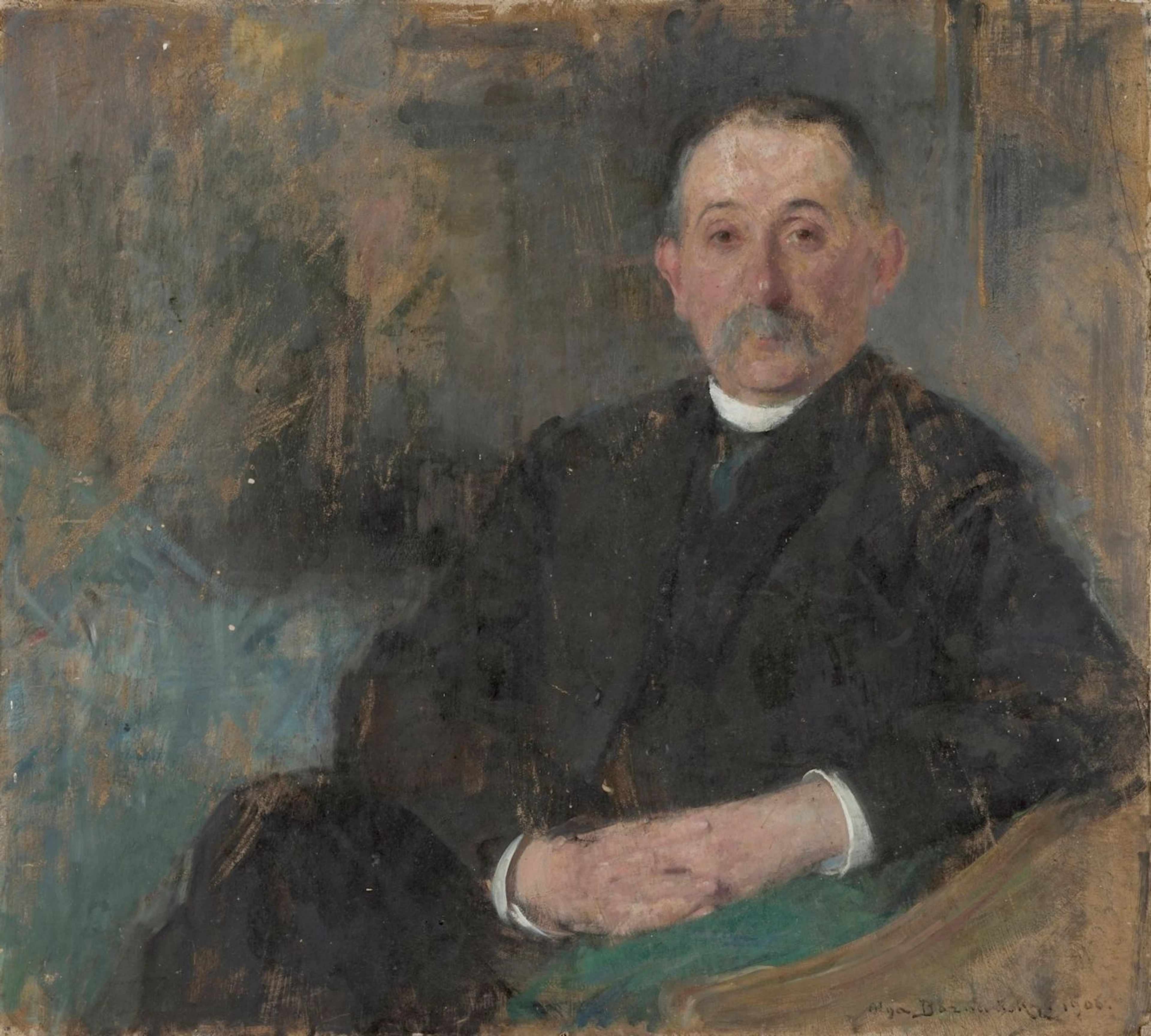 BOZNANSKA Olga, 1865-1940 Portrait d’homme,... - Lot 70 - Rossini
