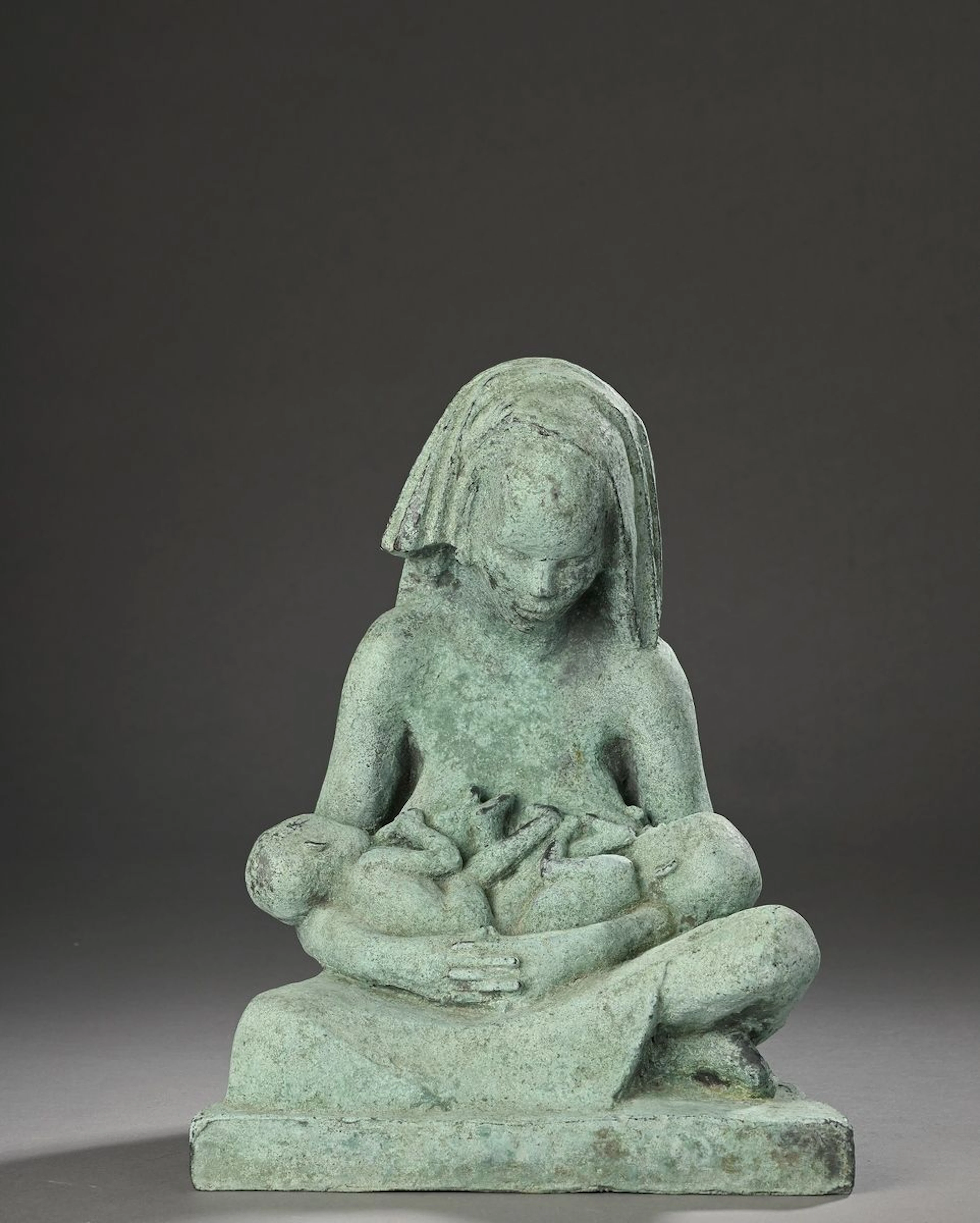 QUINQUAUD Anna, 1890-1984 Maternité aux jumeaux,... - Lot 88 - Rossini