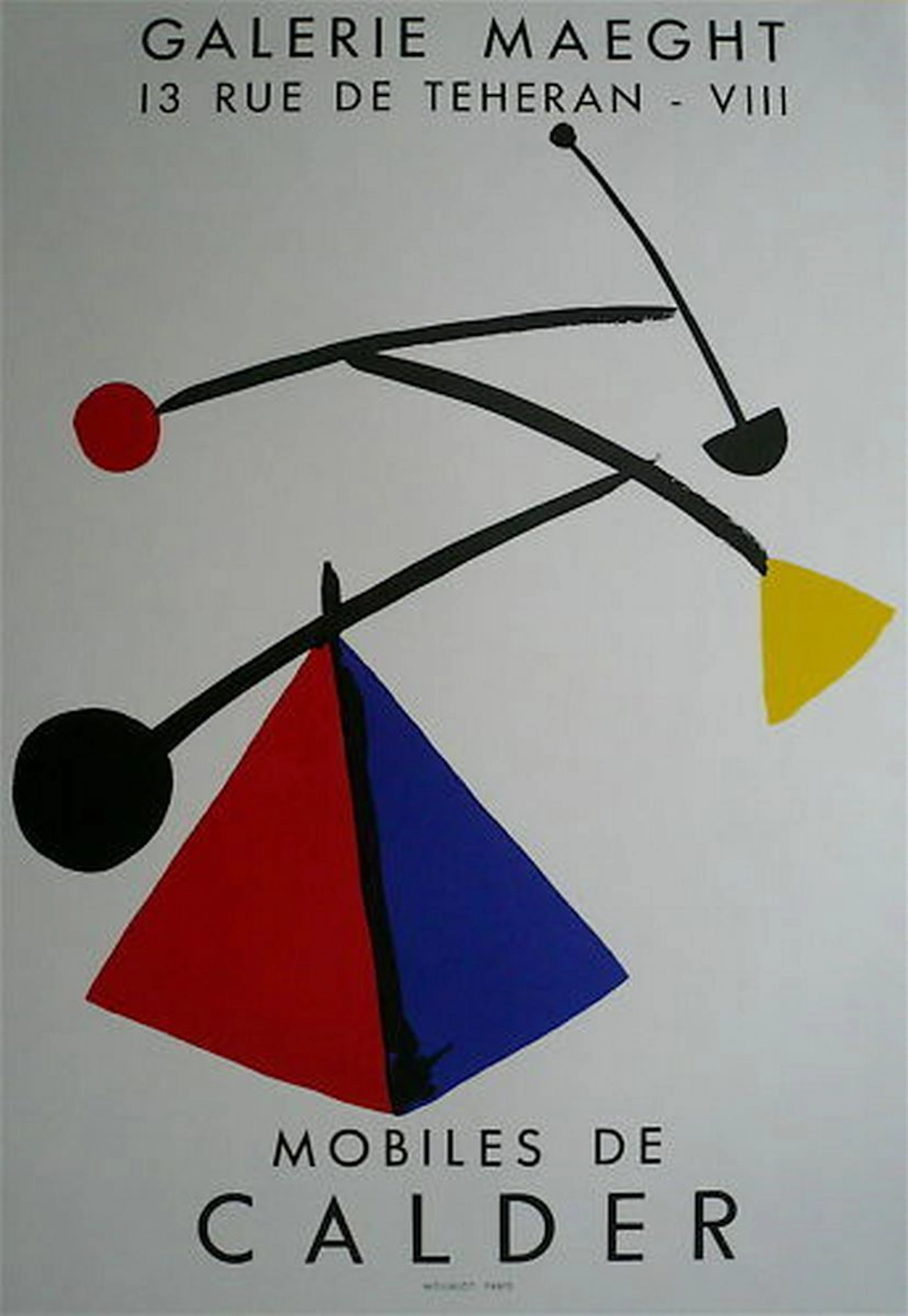 CALDER Alexander Affiche en lithographie,... - Lot 192 - Rossini