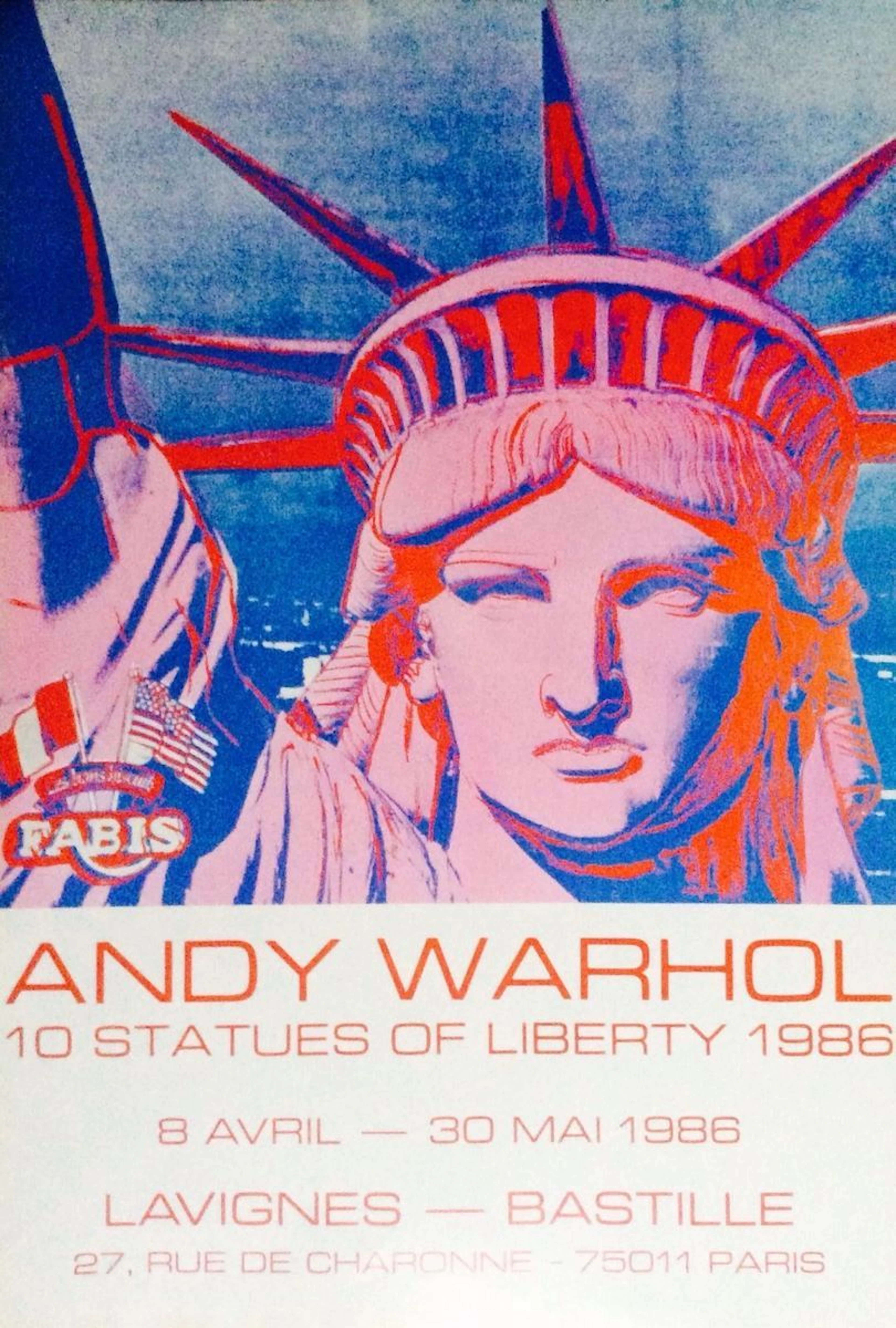 WARHOL Andy Affiche originale 1986 - 10 statues... - Lot 998 - Rossini