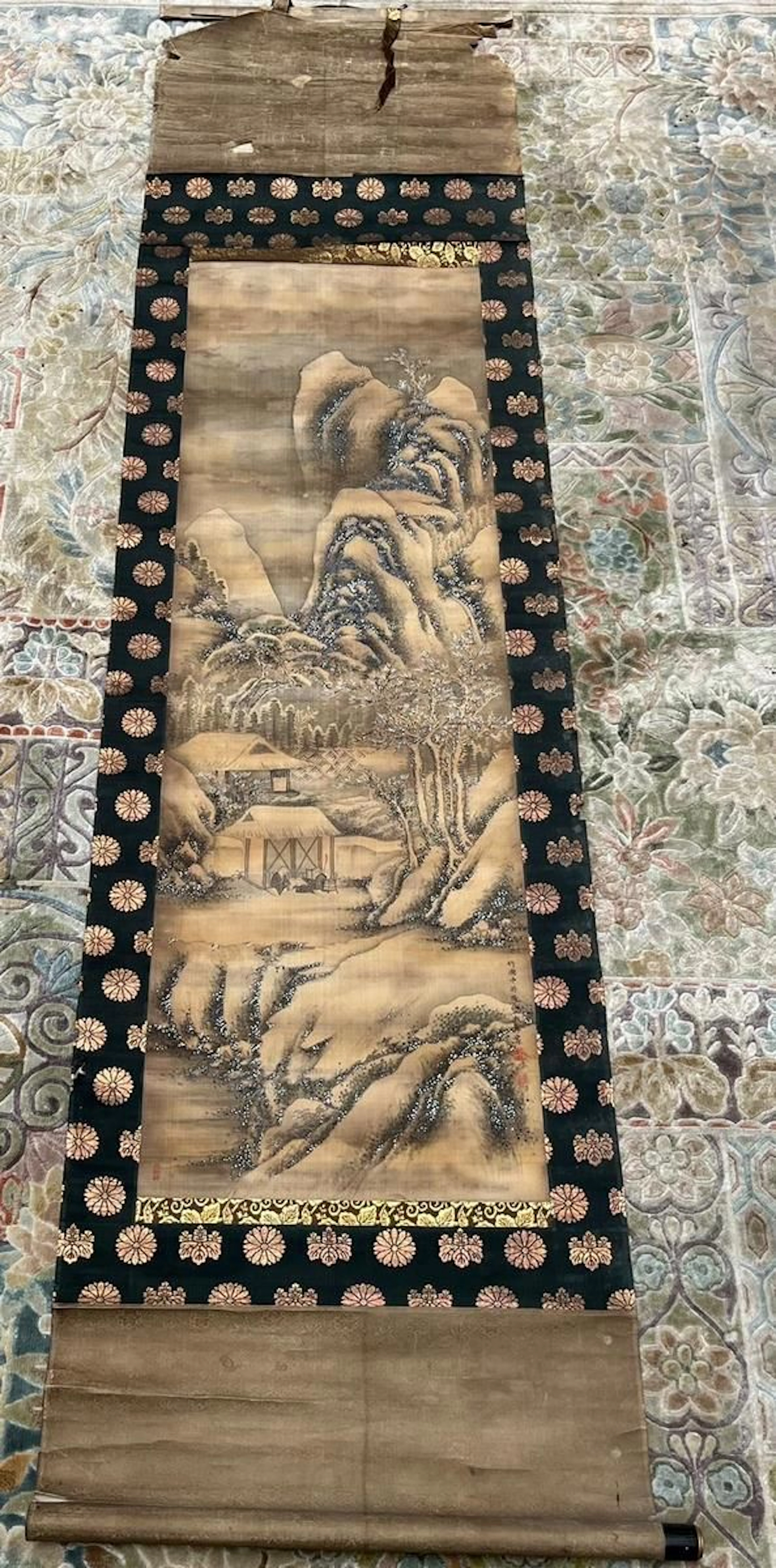 JAPON - Fin XIXe siècle Encre et peinture... - Lot 381 - Rossini