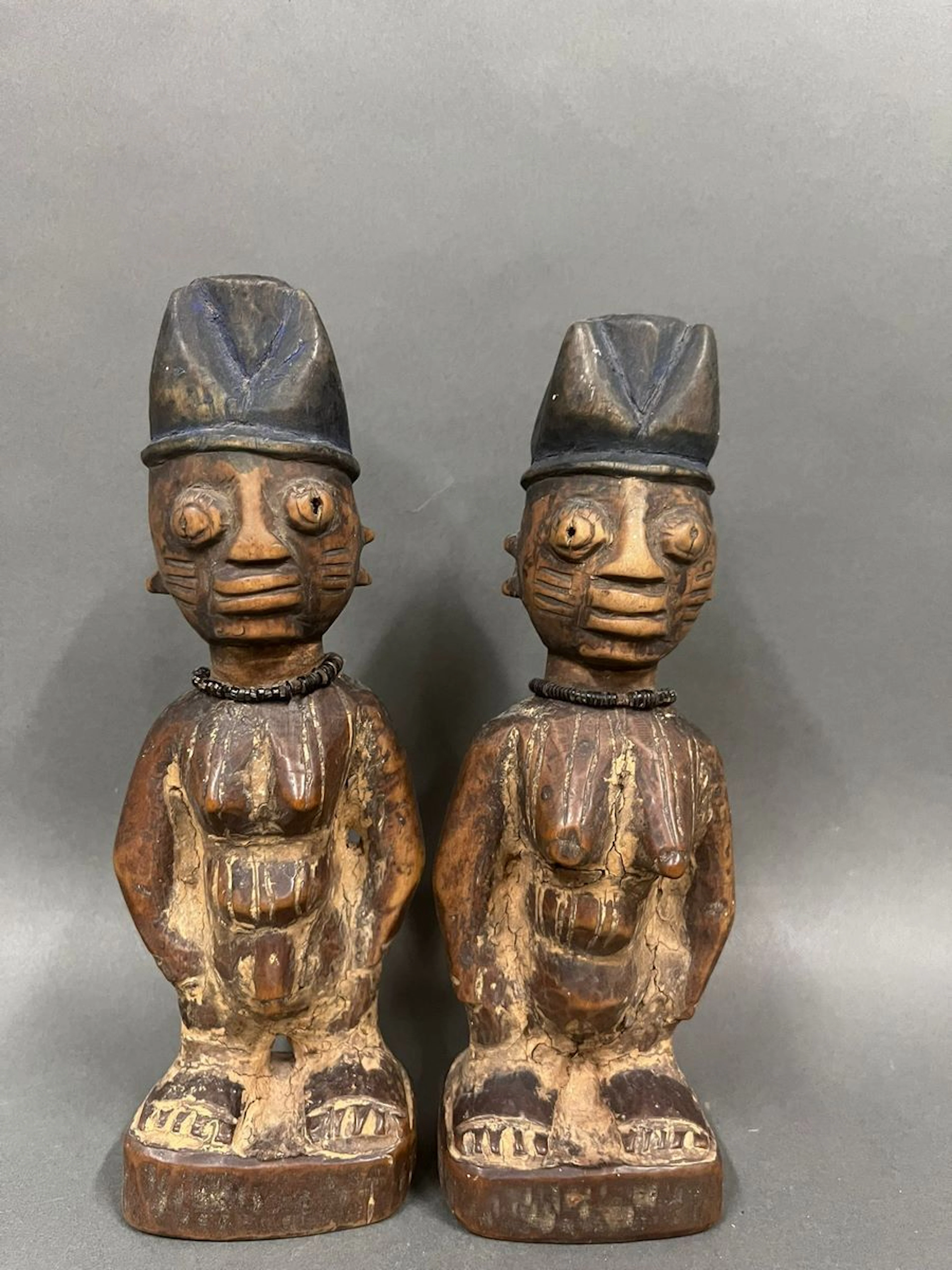 YOROUBA, Nigéria Paire d'IBEDJI pour le culte... - Lot 490 - Rossini