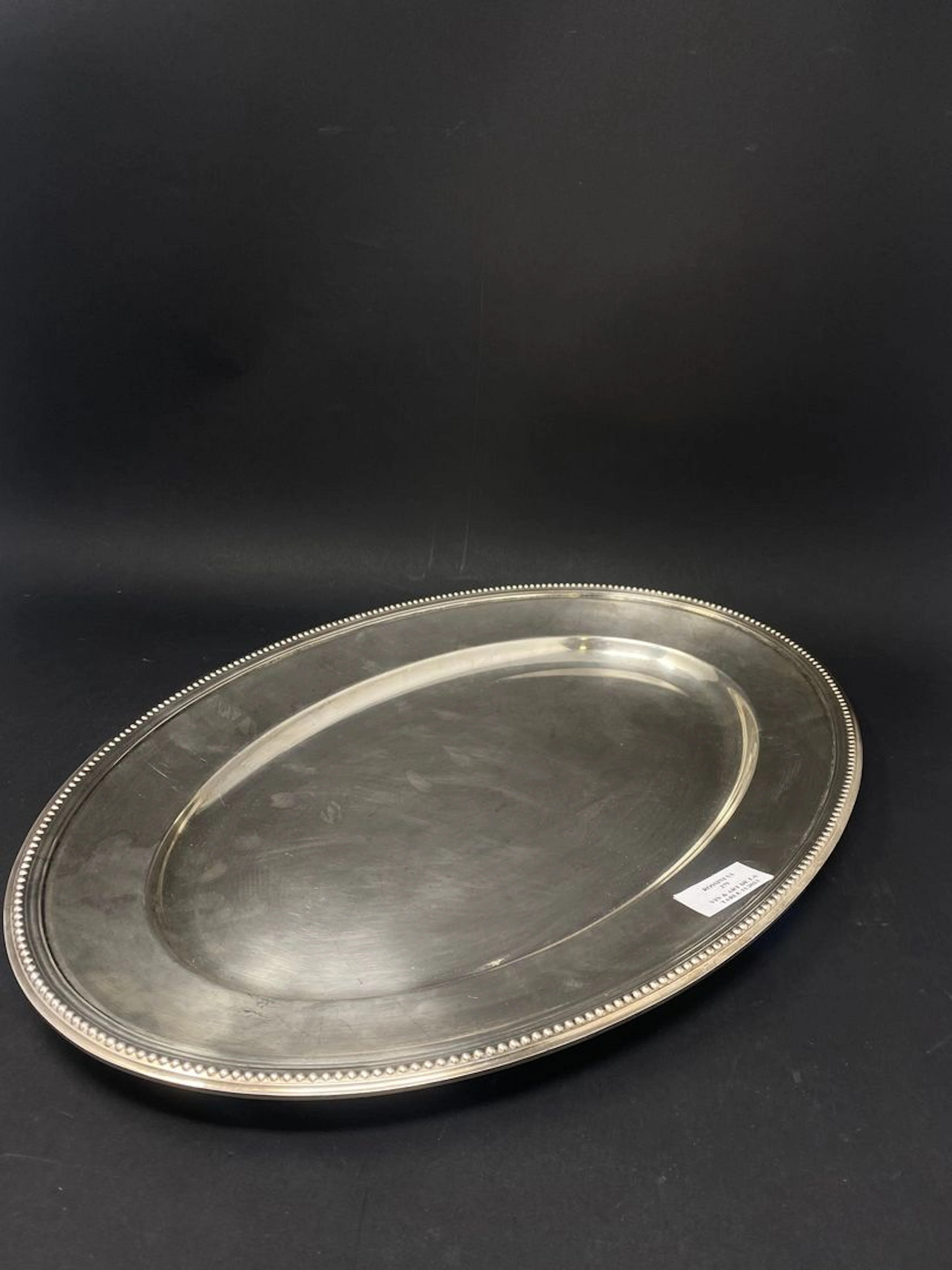 CHRISTOFLE France Important plat de forme... - Lot 279 - Rossini