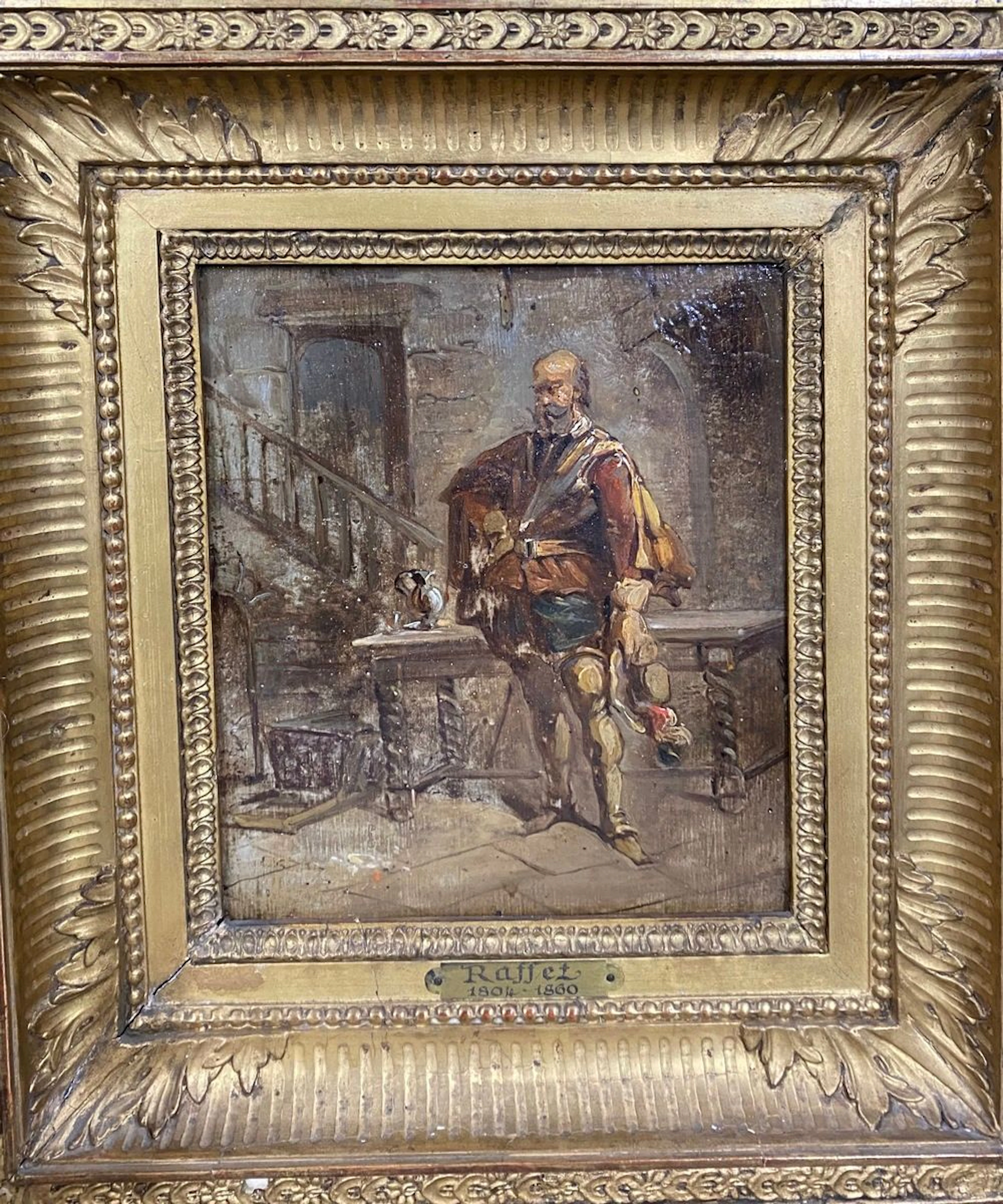 RAFFET Auguste (1804_1860) Le vieux mousquetaire Huile... - Lot 42 - Rossini