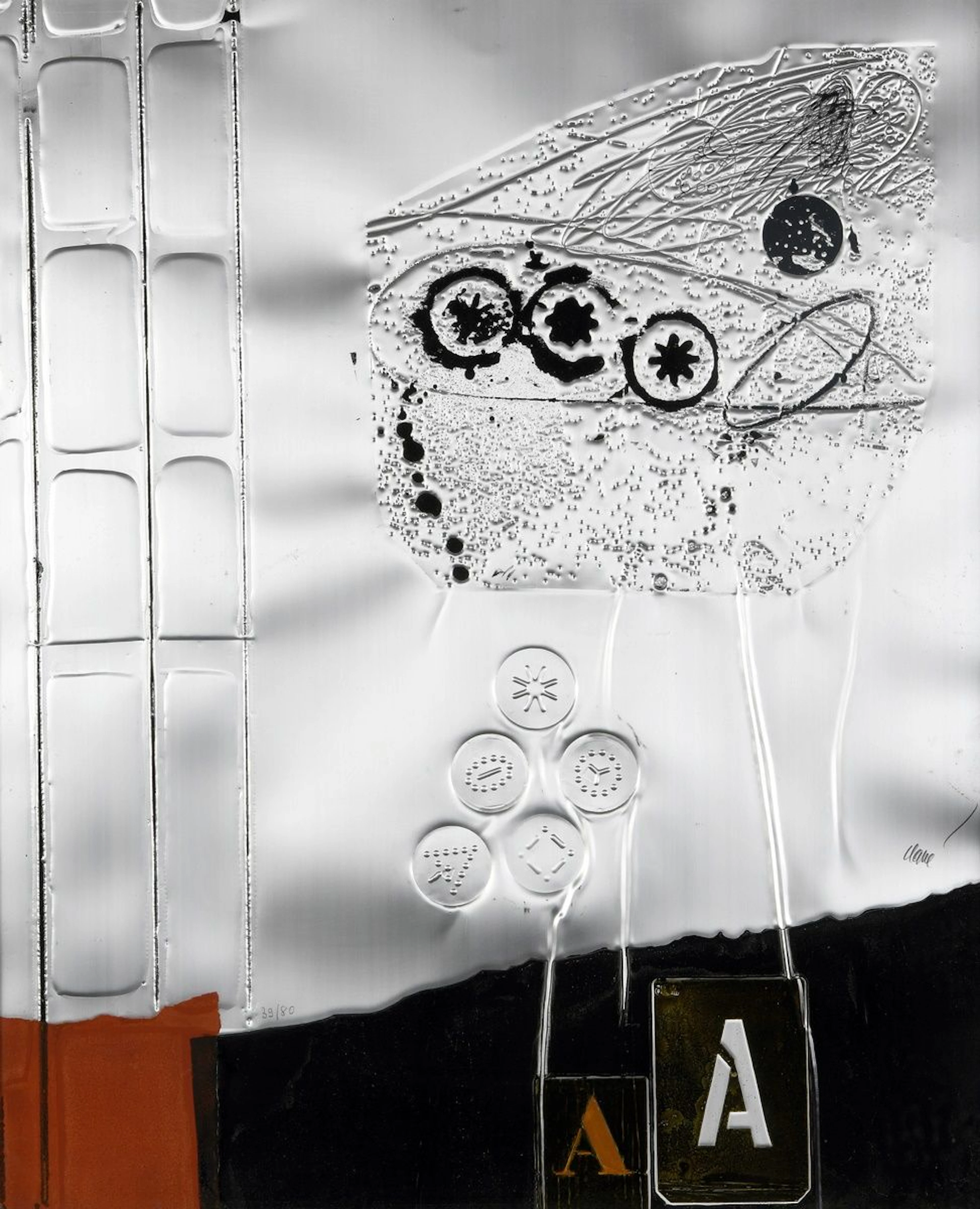 CLAVÉ Antoni, 1913-2005 Deux A, 1970 carborundum... - Lot 23 - Rossini