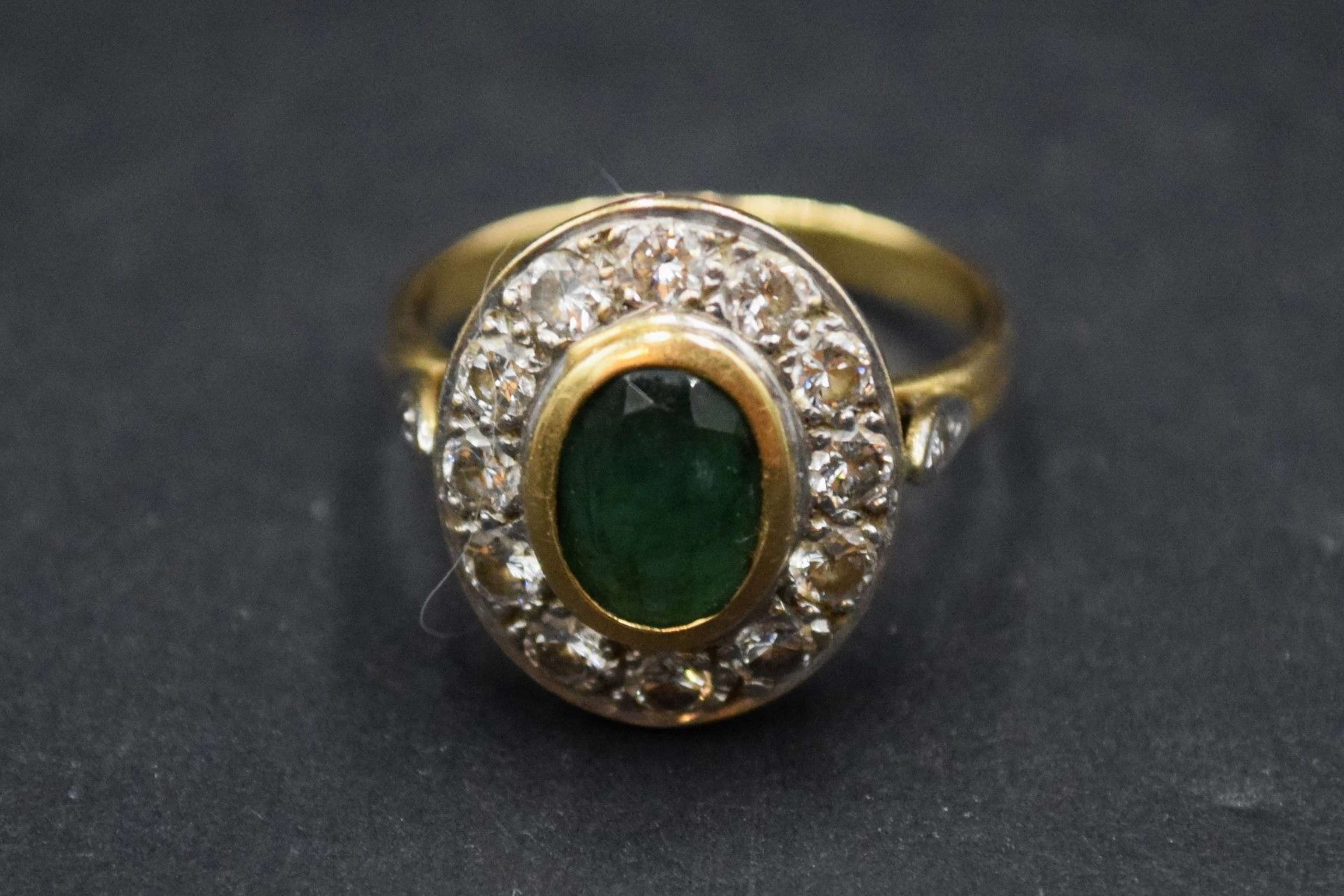 Bague en deux tons d'or 18K (750), ornée... - Lot 48 - Rossini