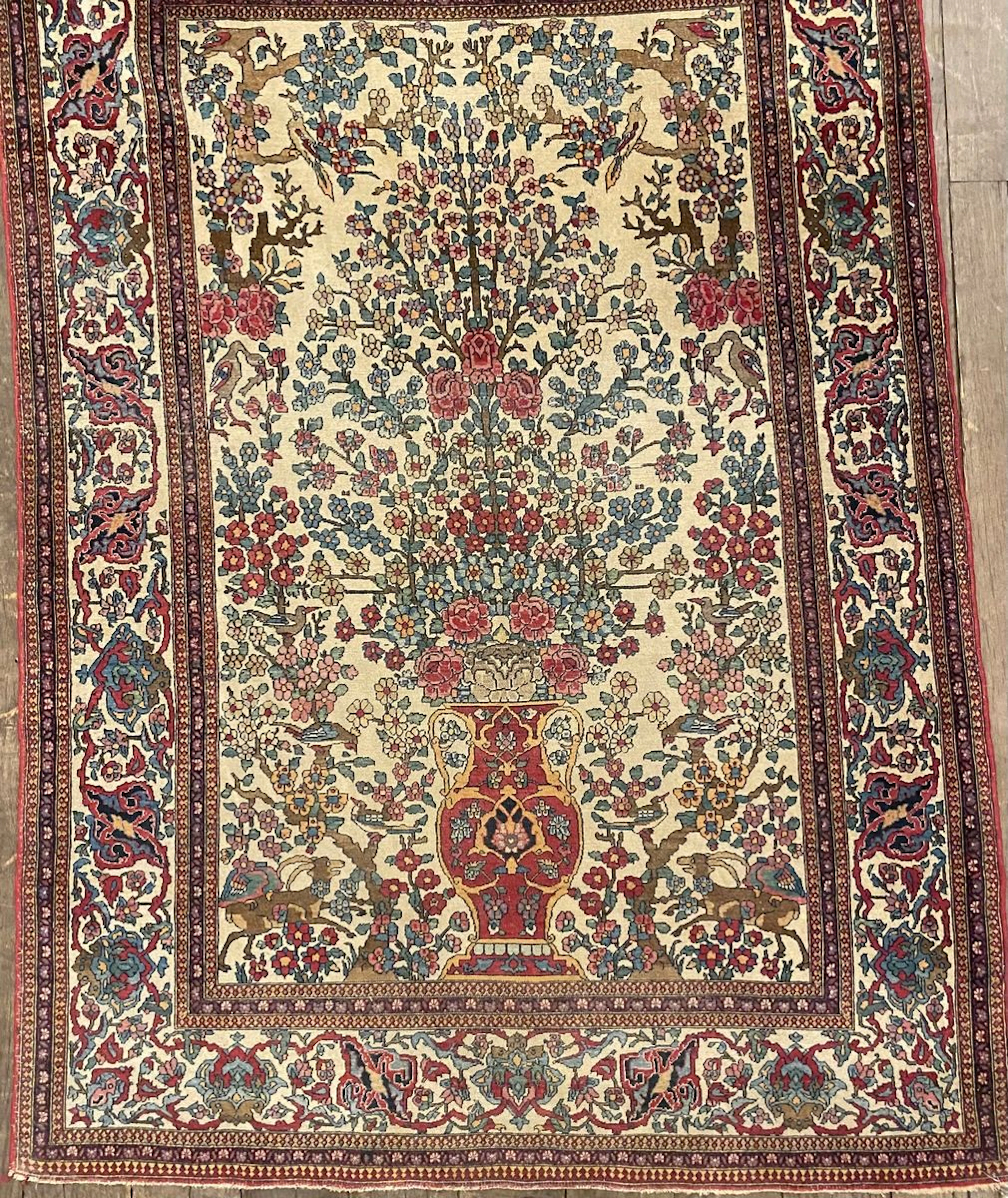 Ancien, fin et original Ispahan Iran Début... - Lot 304 - Rossini