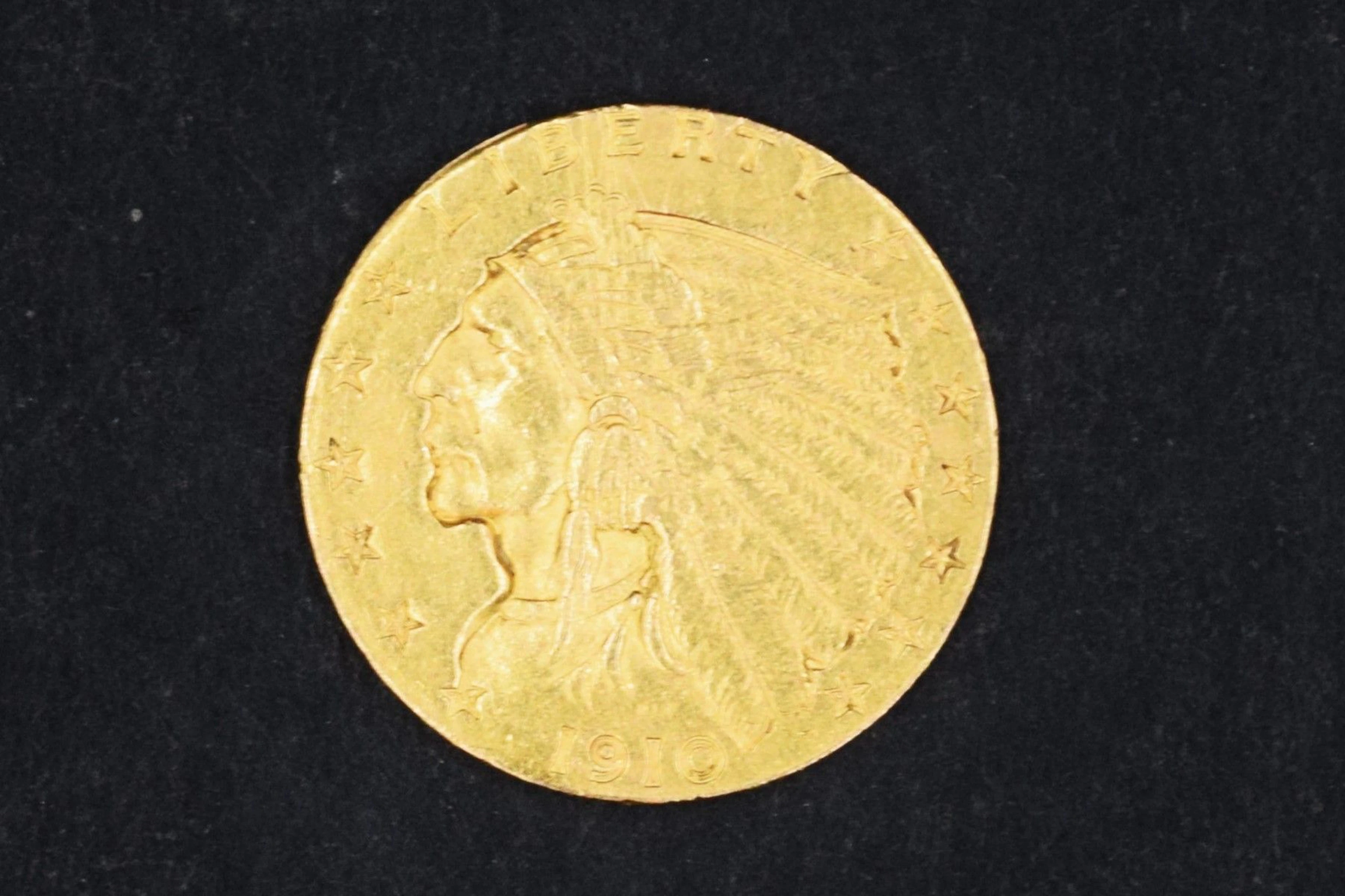 Pièce en or de 2½ dollars " Indian Head -... - Lot 15 - Rossini