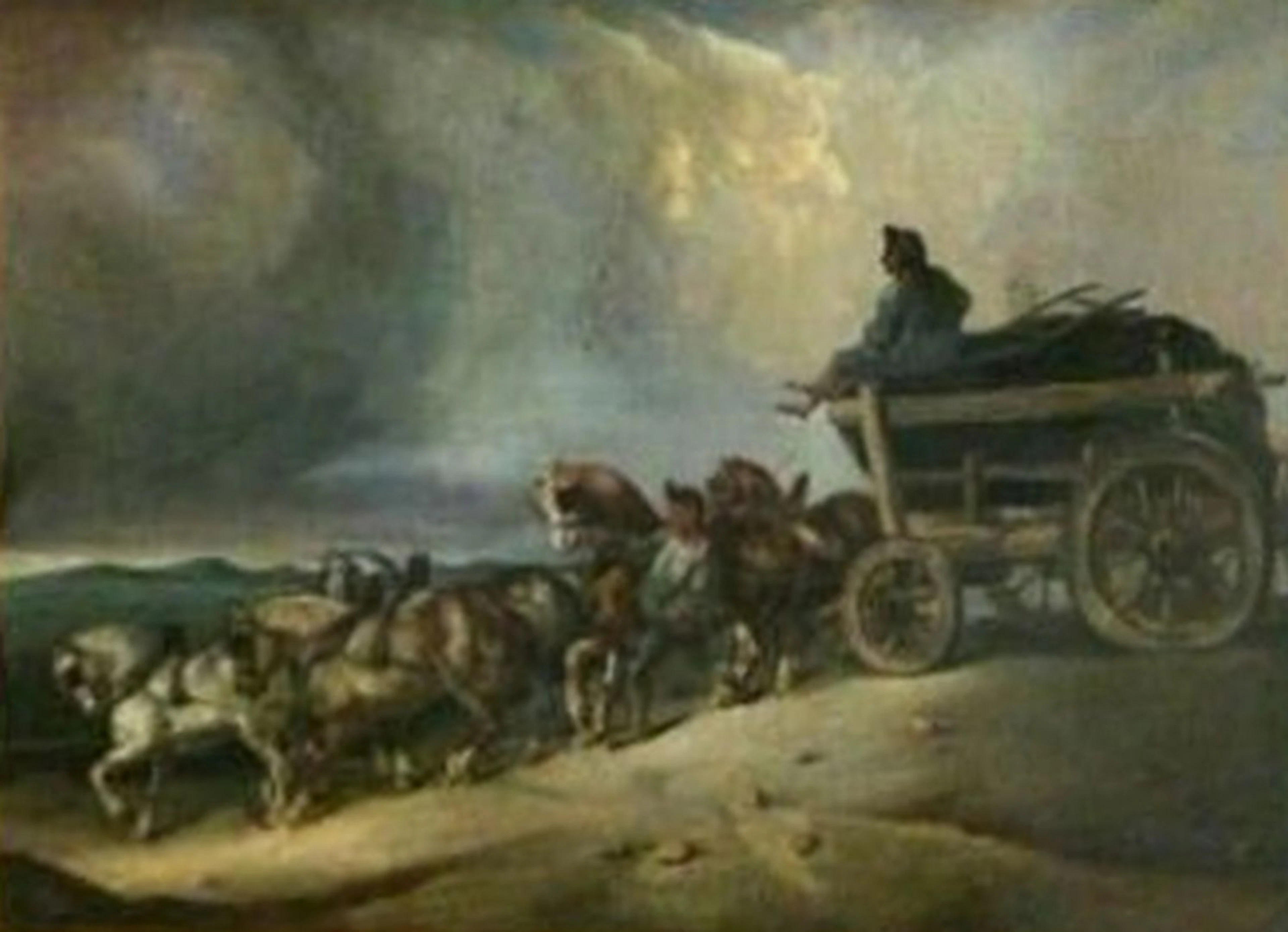 ECOLE XIXe SIECLE, d'après Géricault Attelage Huile... - Lot 325 - Rossini