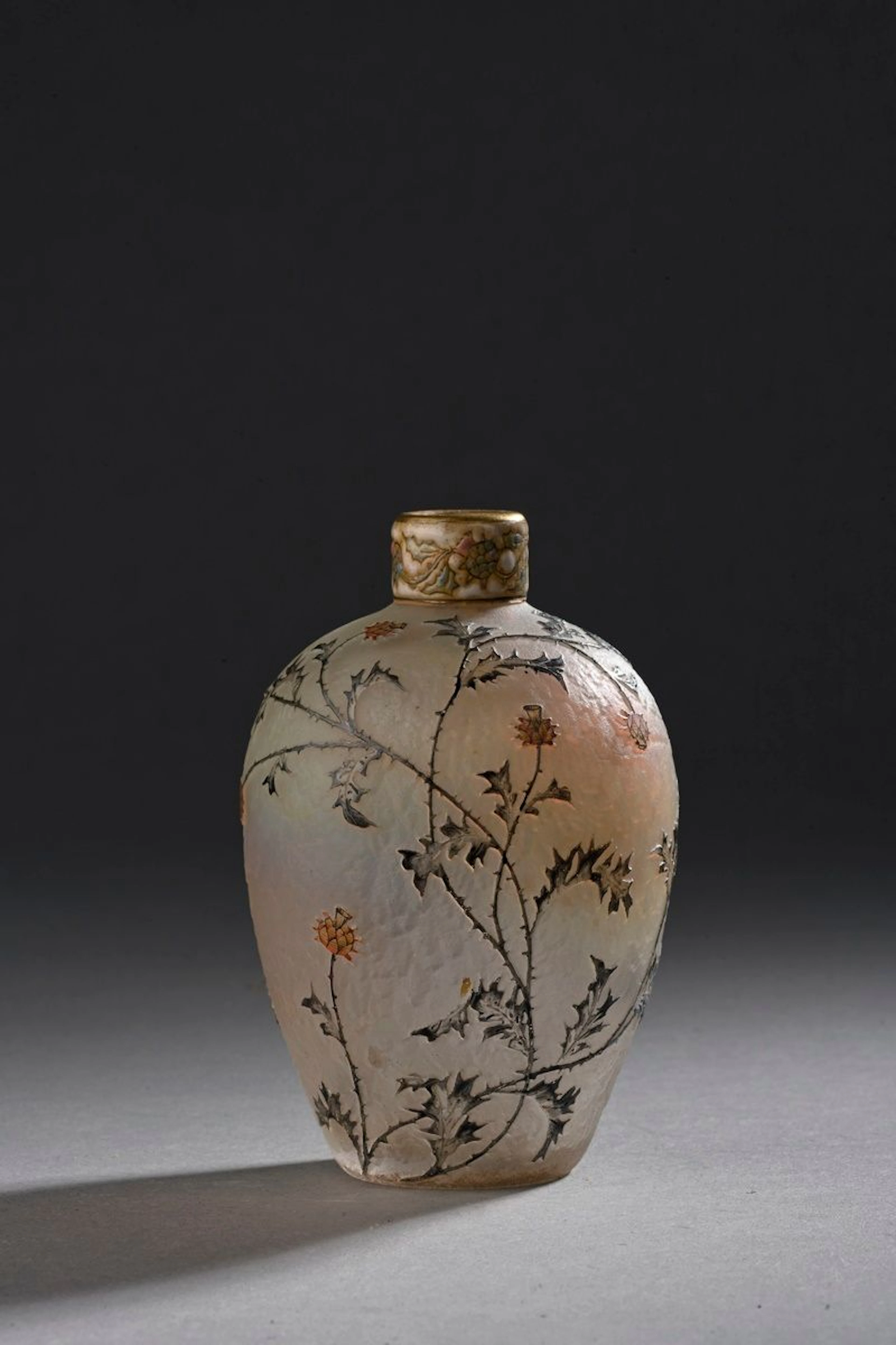 DAUM - NANCY Vase ovoïde à col tubulaire... - Lot 100 - Rossini