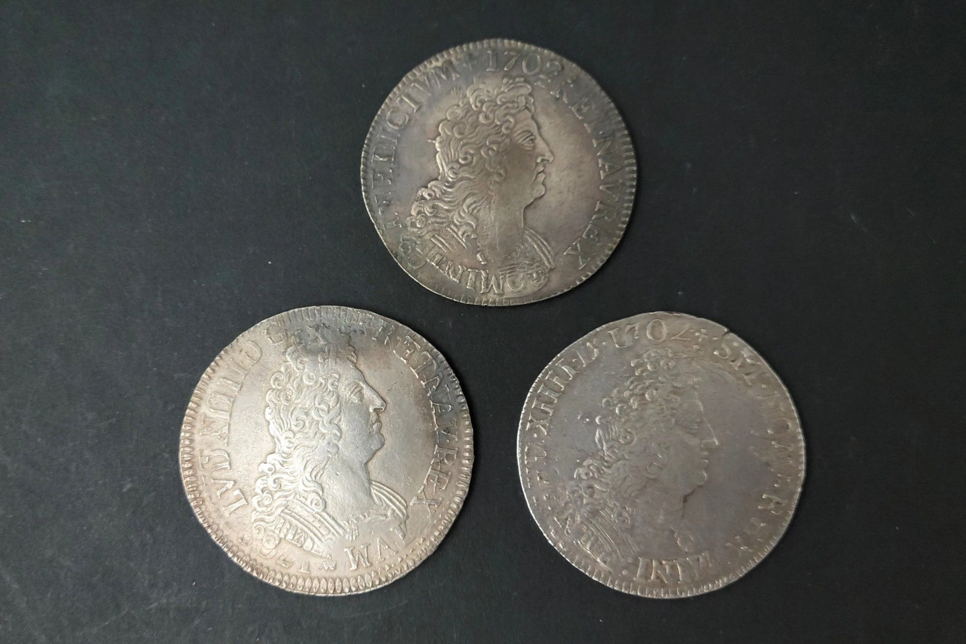 LOUIS XIV Lot de 7 écus aux 8 L 2eme Type,... - Lot 23 - Rossini