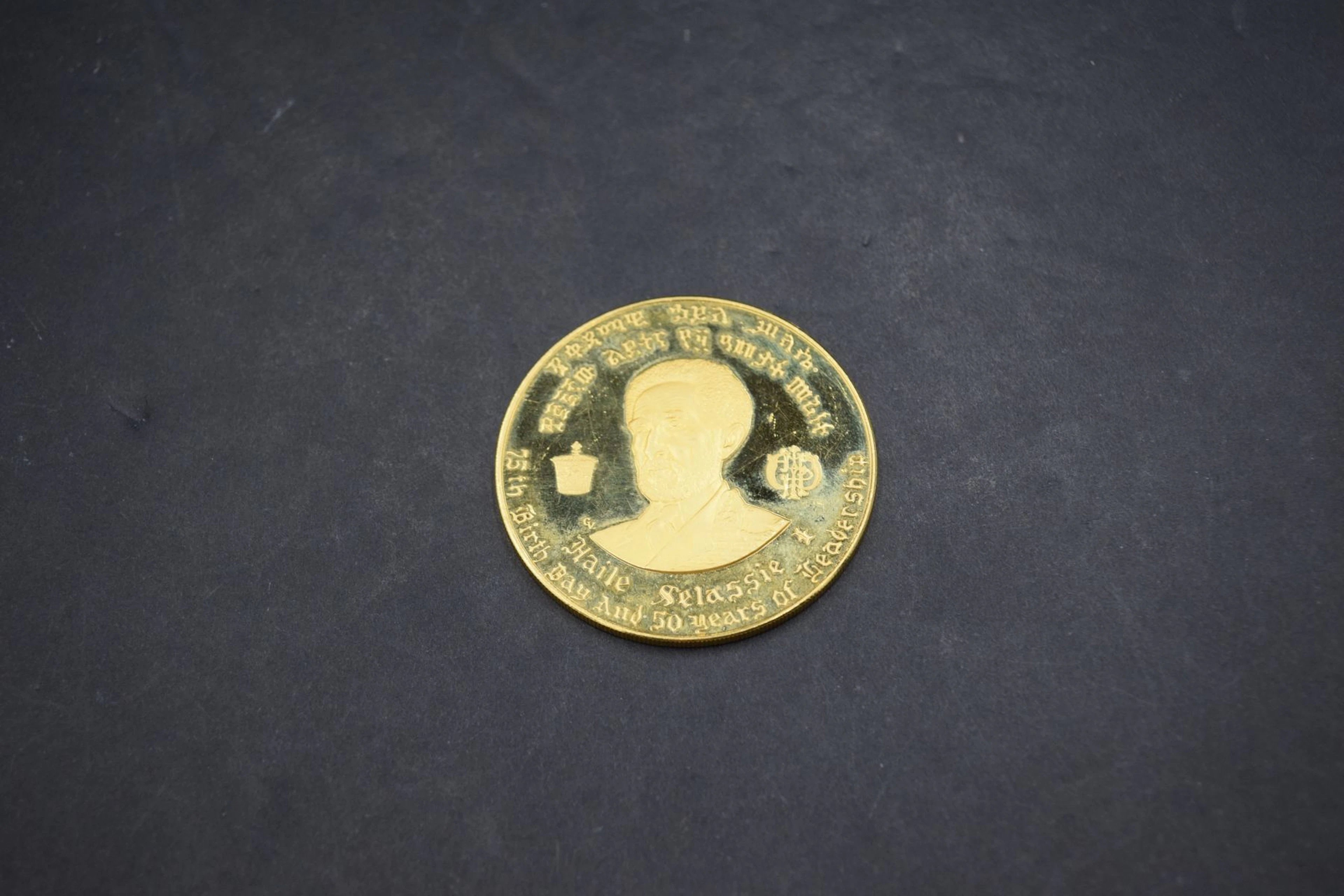 Empire éthiopien Pièce commémorative en or... - Lot 112 - Rossini