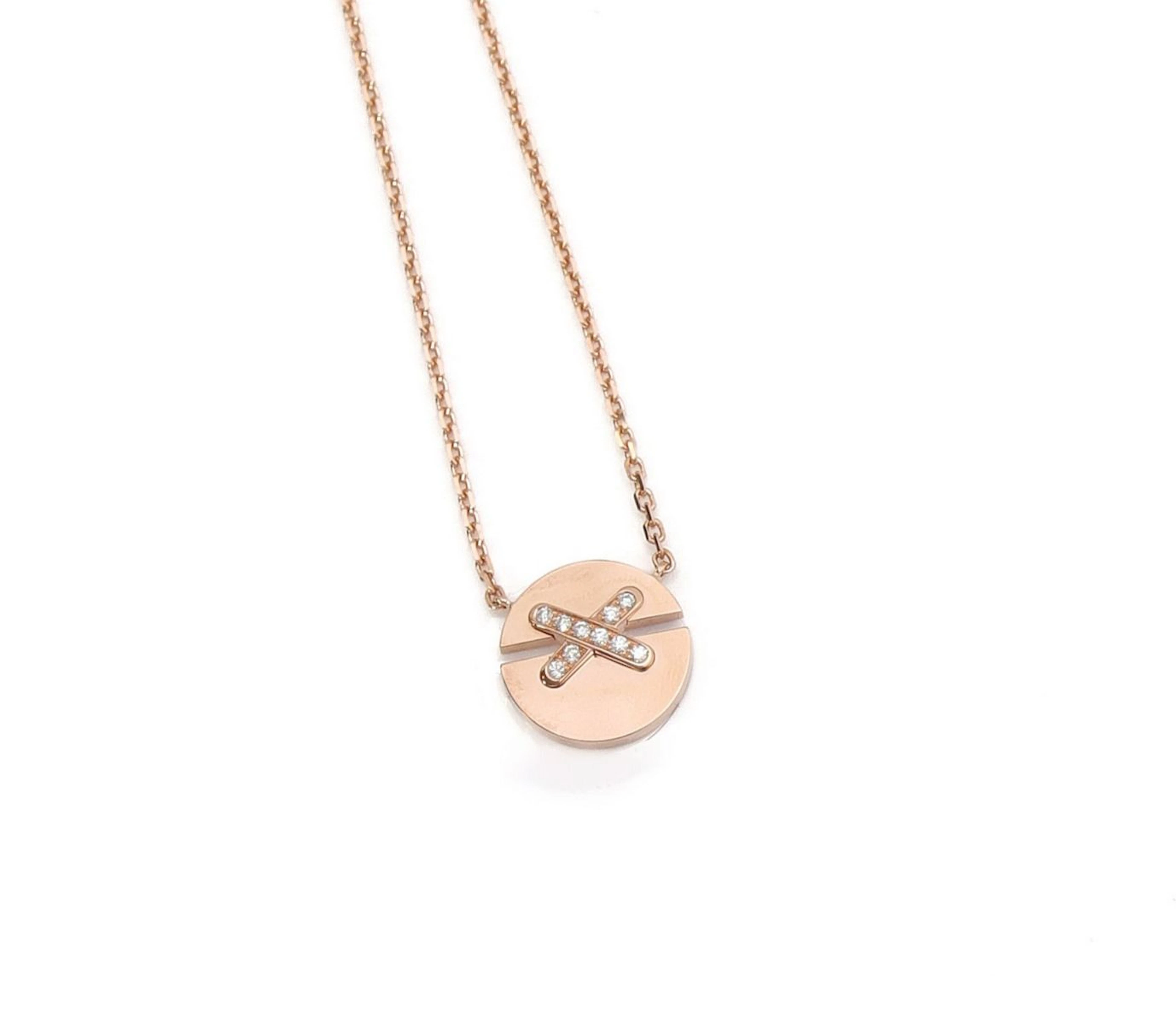 CHAUMET Collier en or rose 18K (750), modèle... - Lot 291 - Rossini