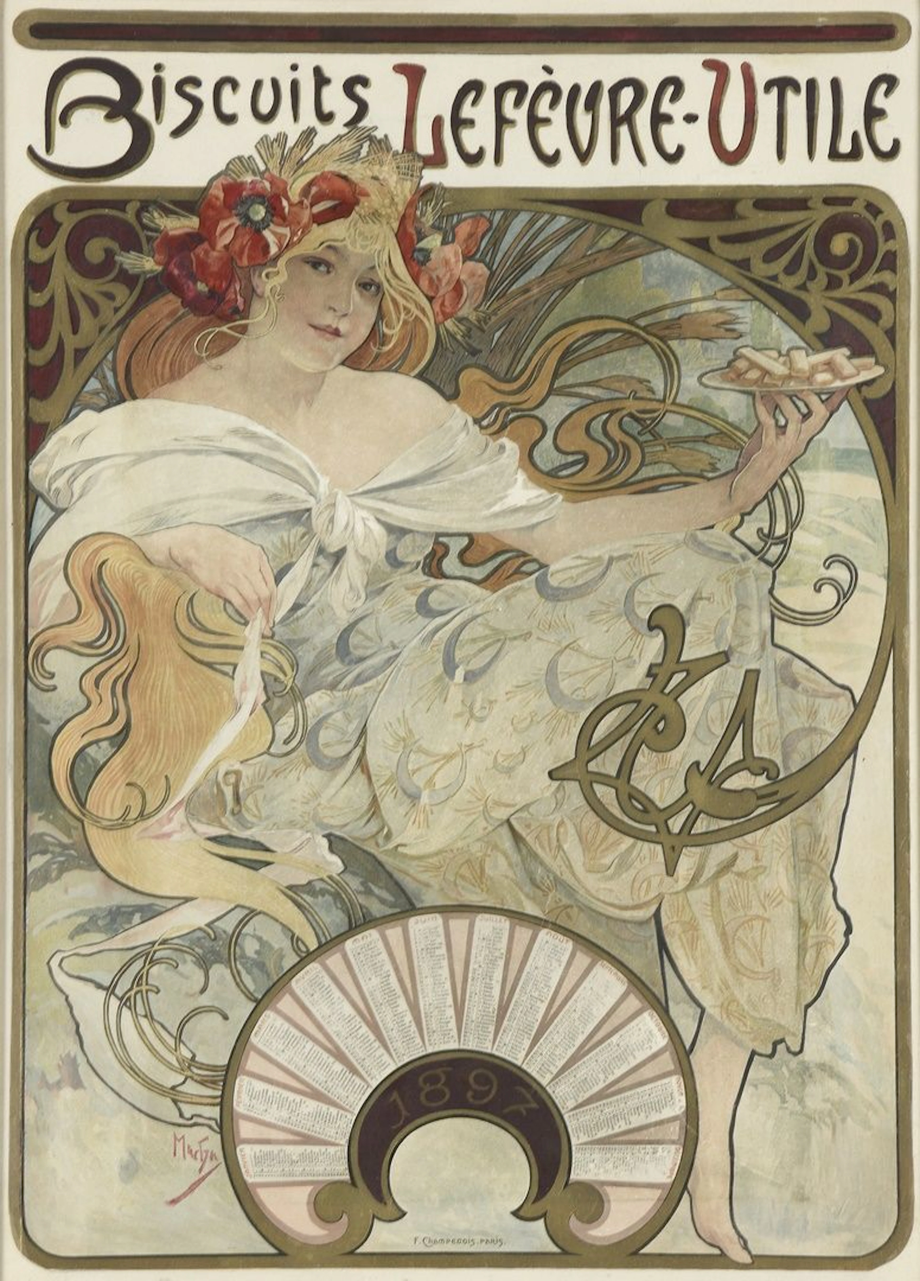 MUCHA Alphonse, 1860-1939 Biscuits Lefèvre... - Lot 92 - Rossini