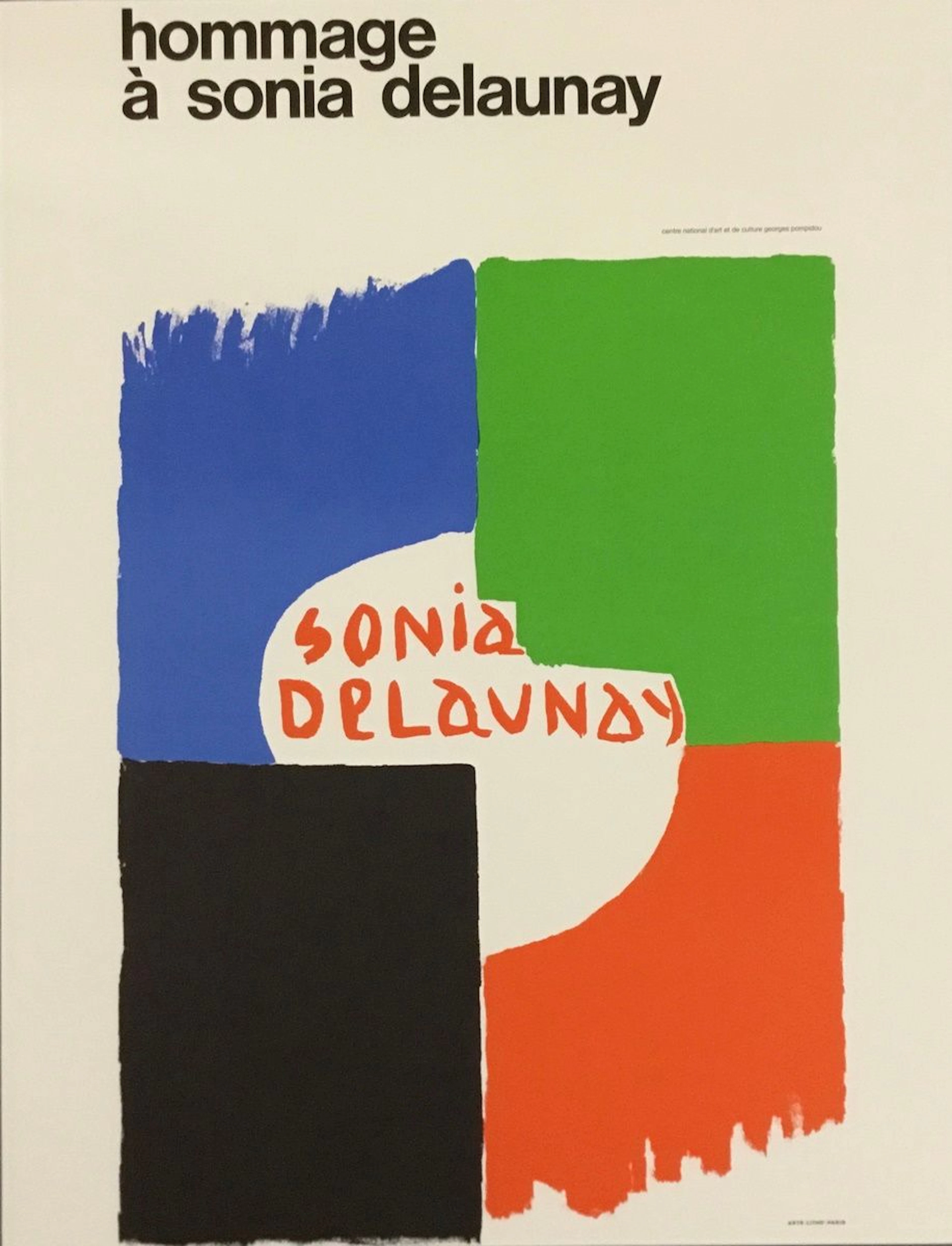 DELAUNAY Sonia Affiche en lithographie,... - Lot 50 - Rossini