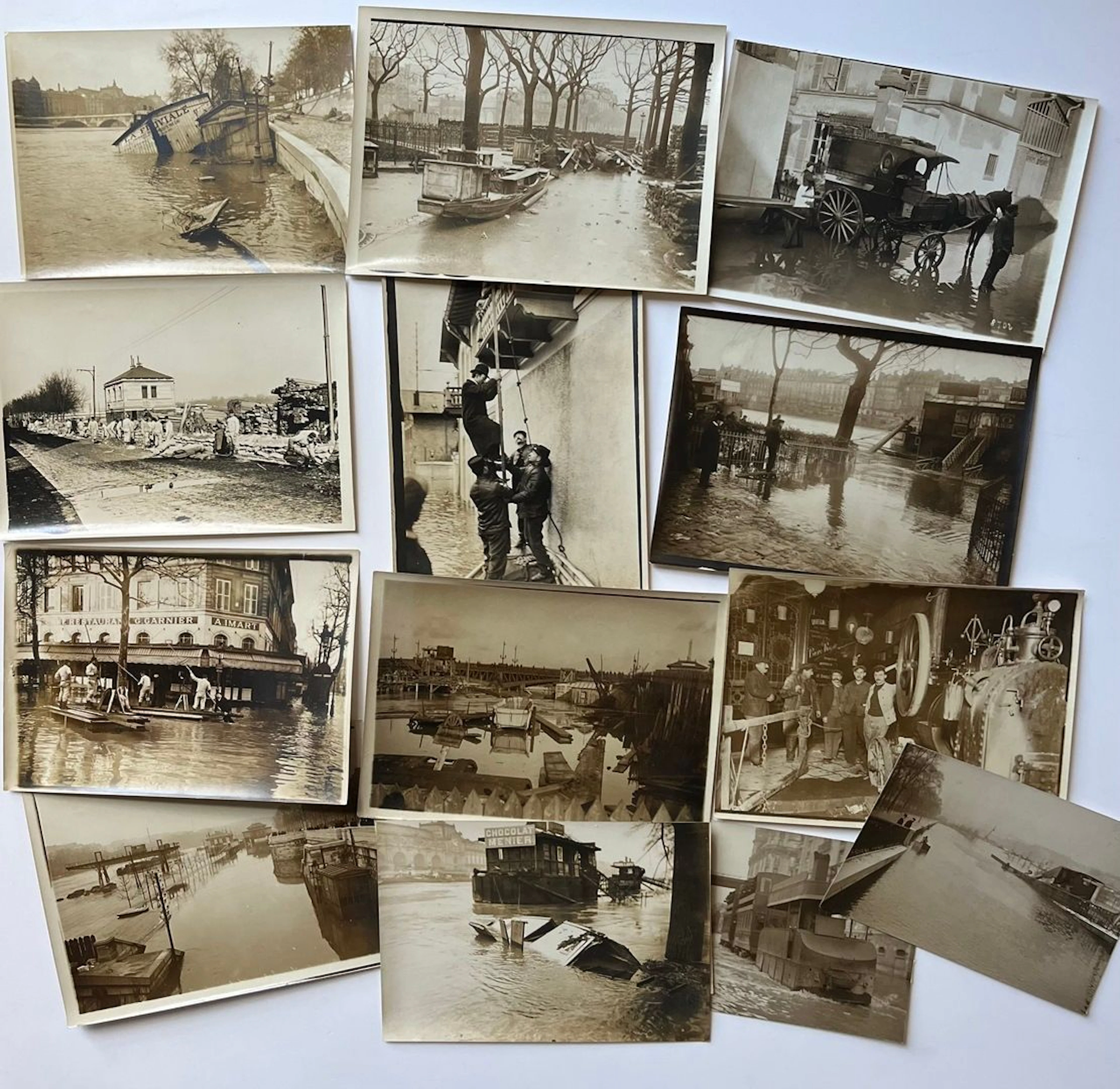 Paris - Les inondations de 1910 “Roulotte... - Lot 57 - Rossini