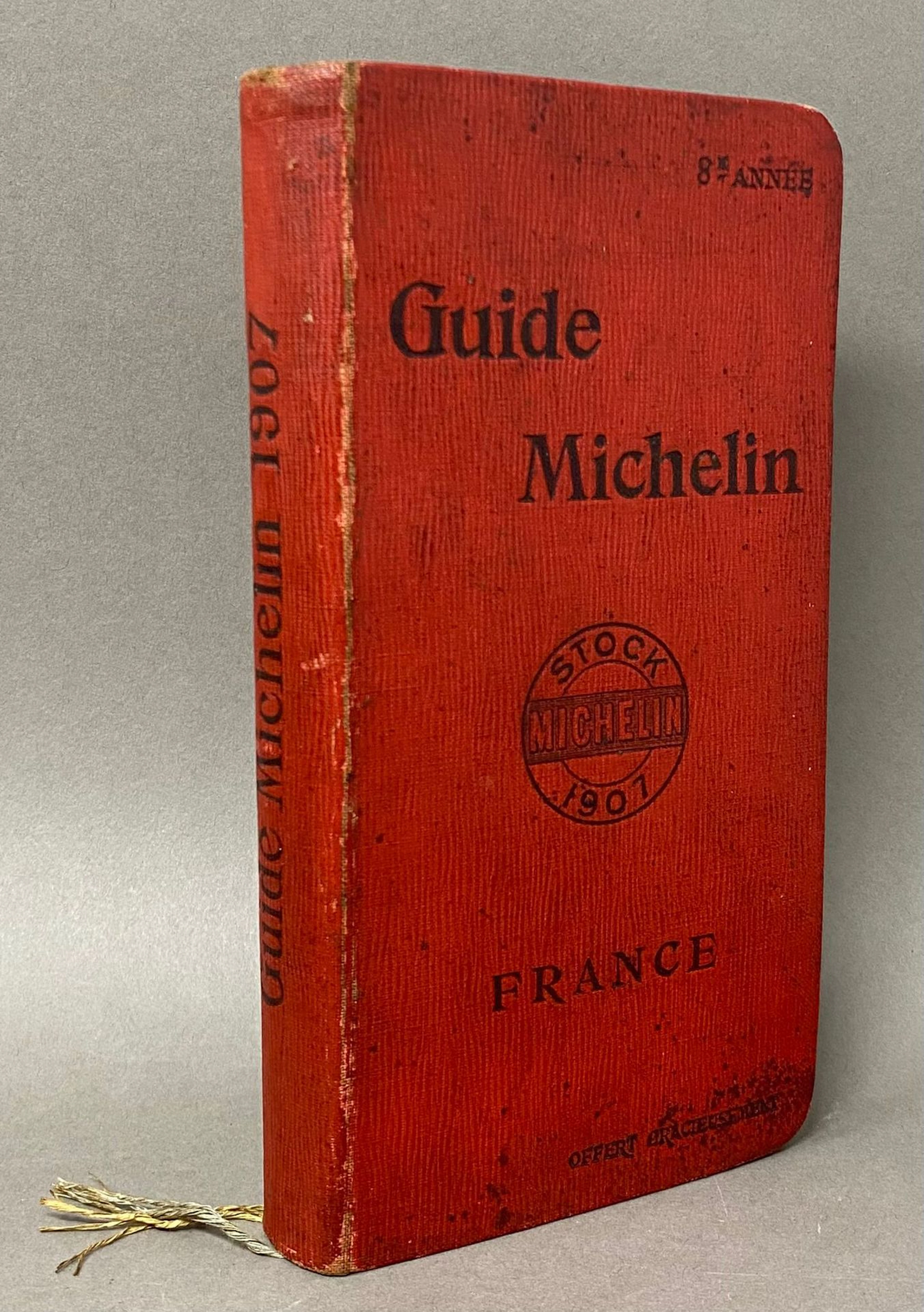 GUIDE MICHELIN - Edition1907 In-12 étroit... - Lot 338 - Rossini
