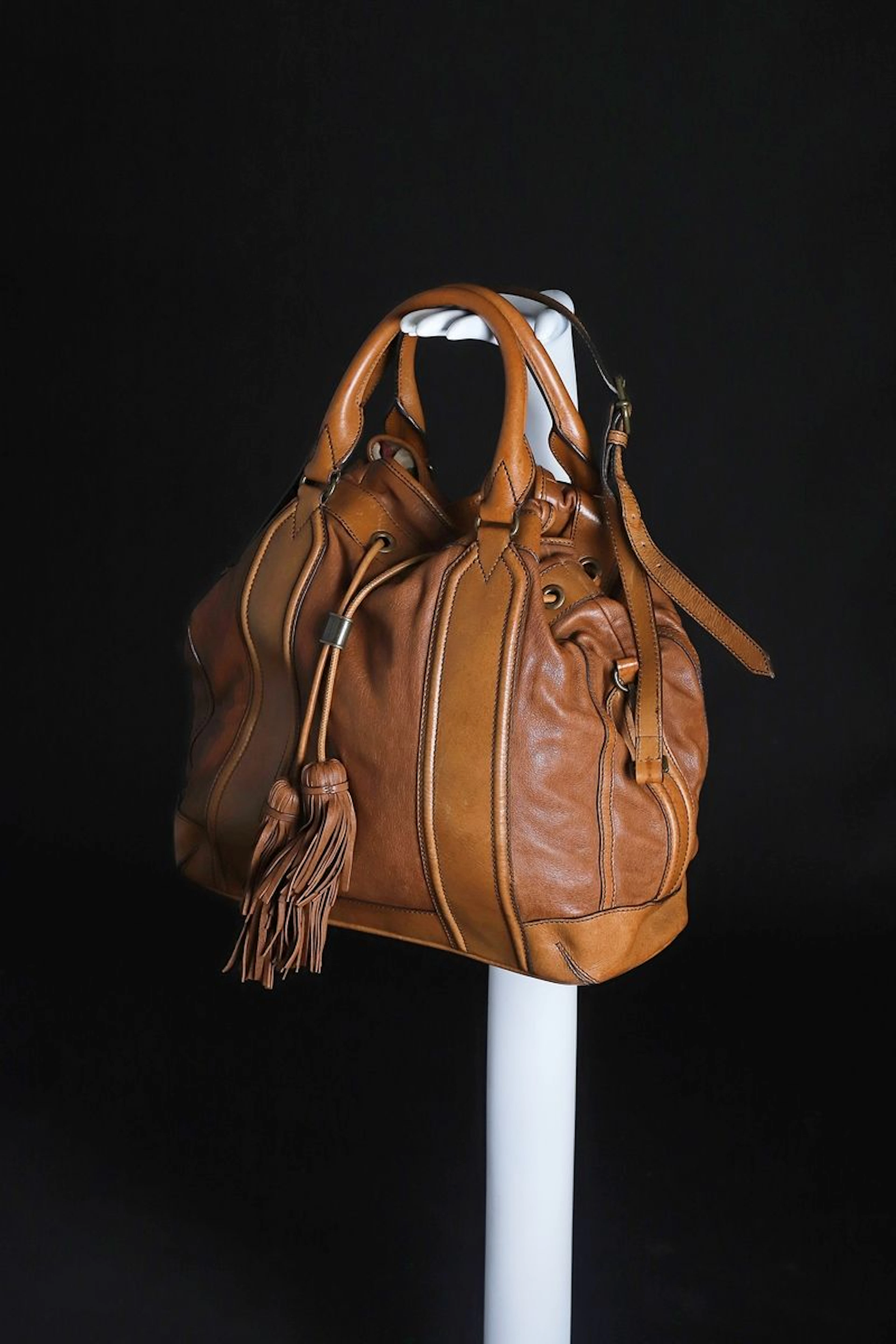 BURBERRY Important et rare sac à main en... - Lot 60 - Rossini