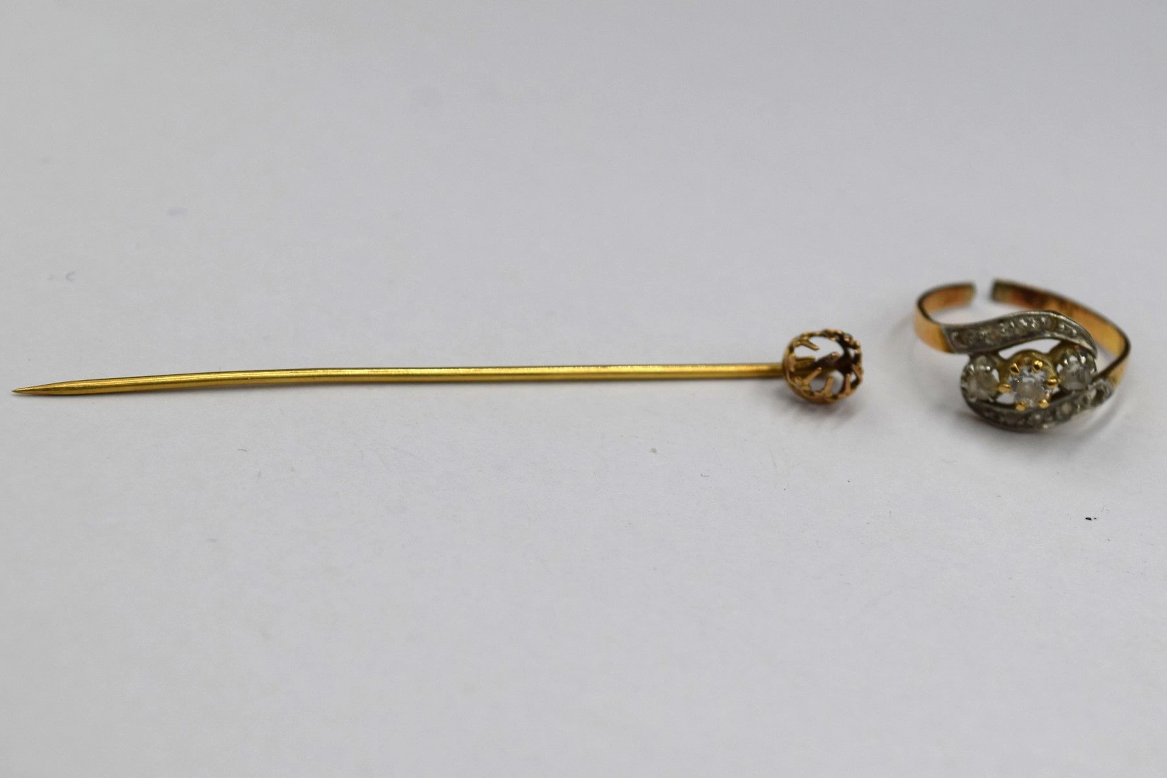 Débris d'or jaune 18k (750), poinçons tête... - Lot 181 - Rossini