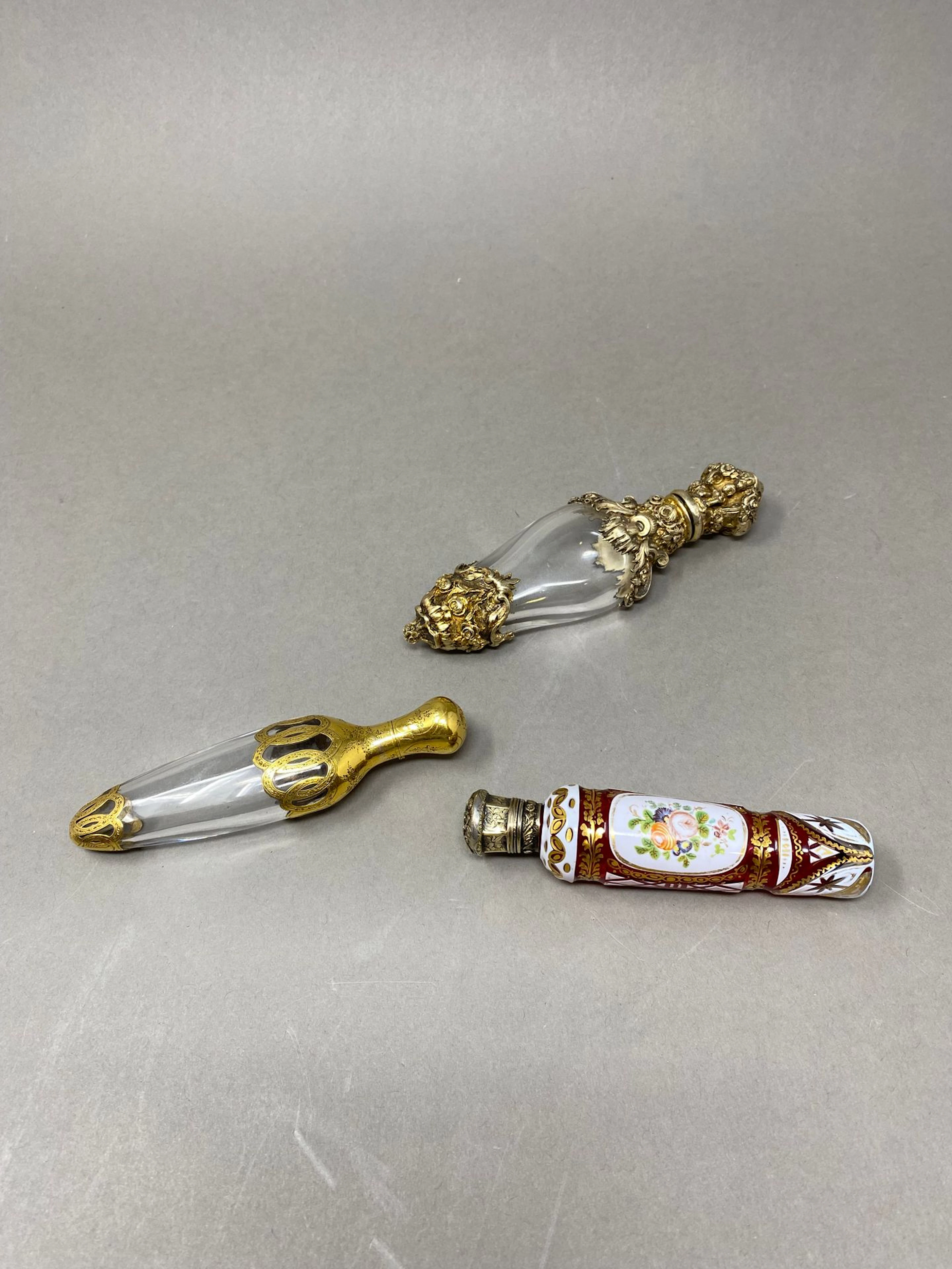 Ensemble de trois flacons à sel Flacon... - Lot 205 - Rossini