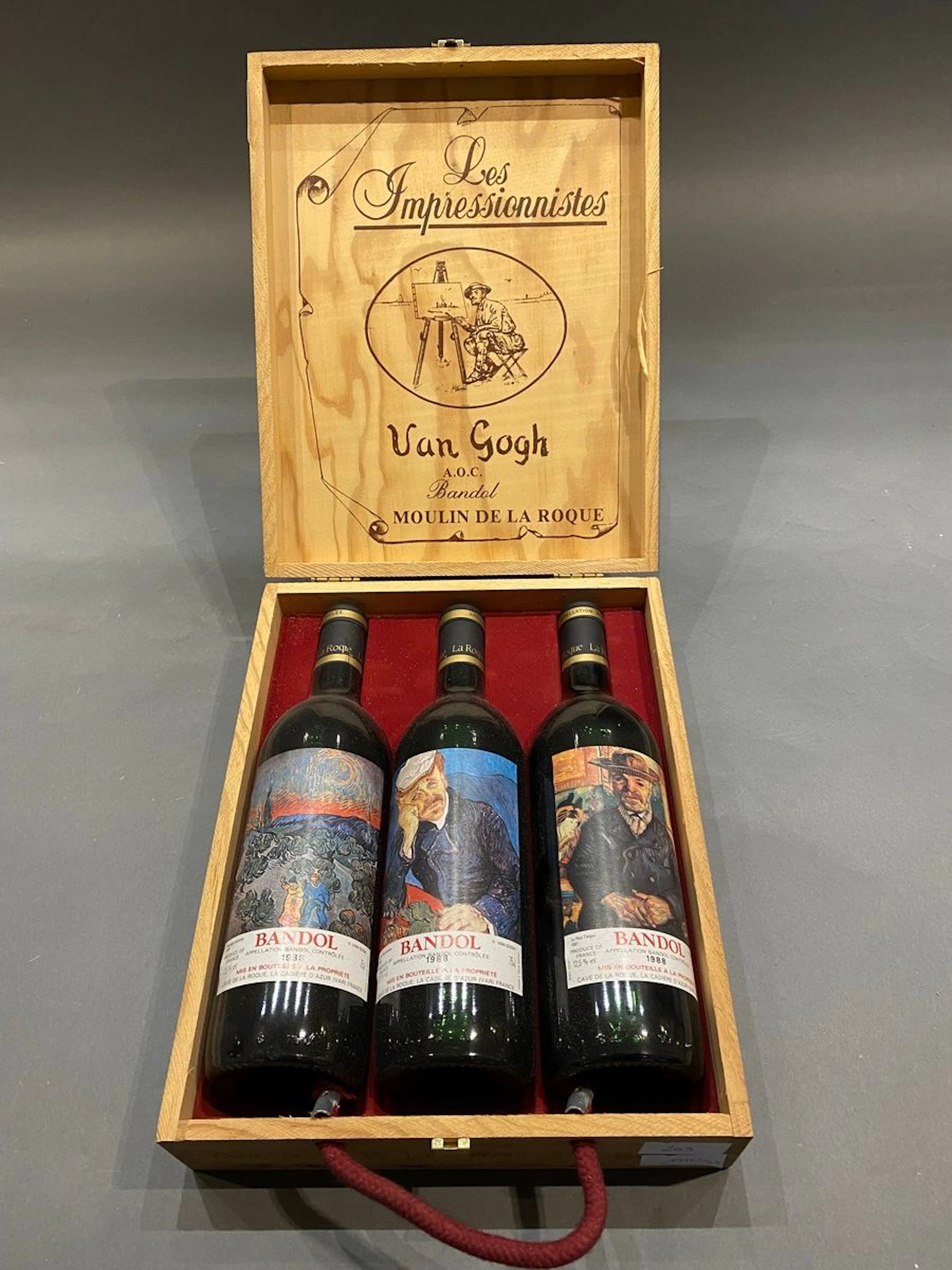 3 bouteilles BANDOL, "Les Impressionnistes",... - Lot 215 - Rossini