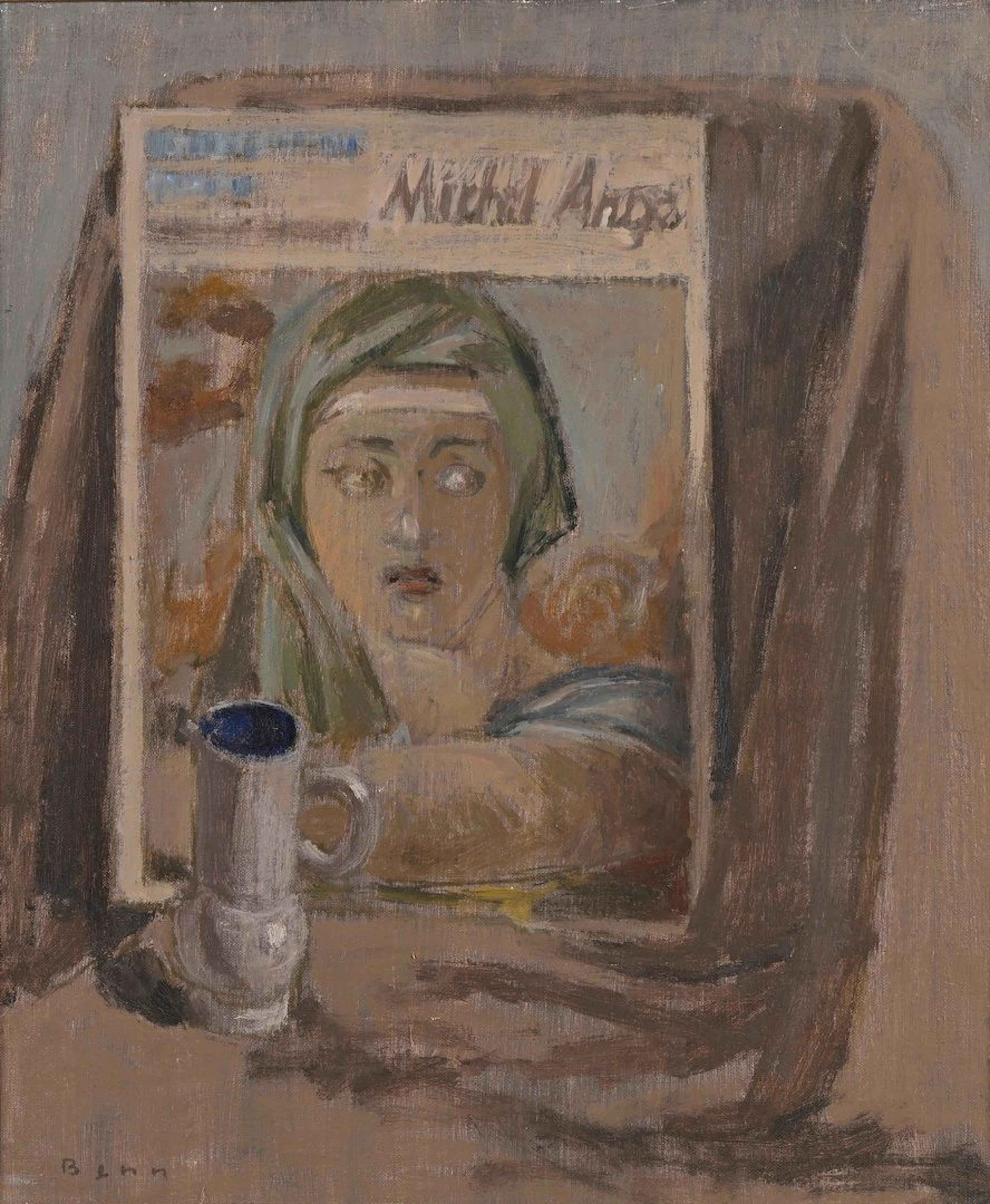 BENN, 1905-1989 Michel-Ange huile sur carton... - Lot 115 - Rossini